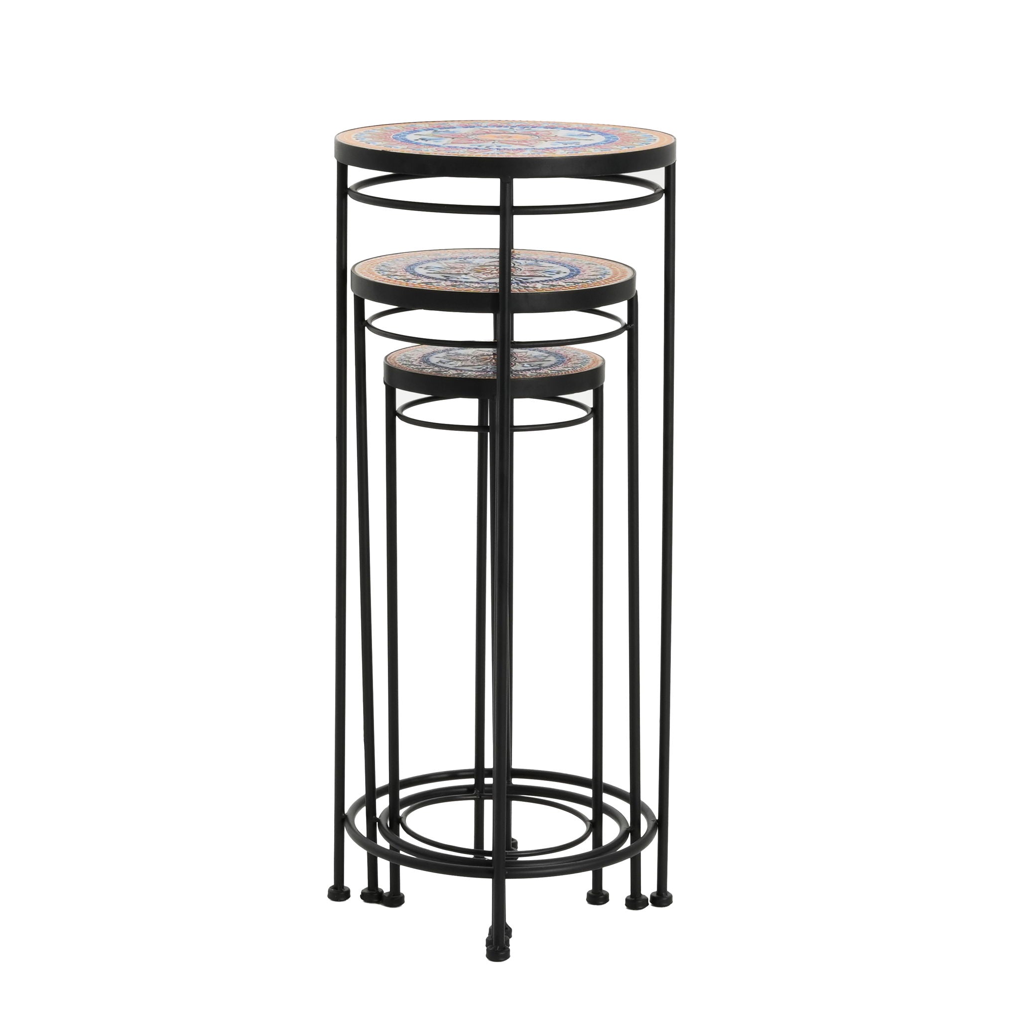 Wesley - Plant Stand - Black / Red