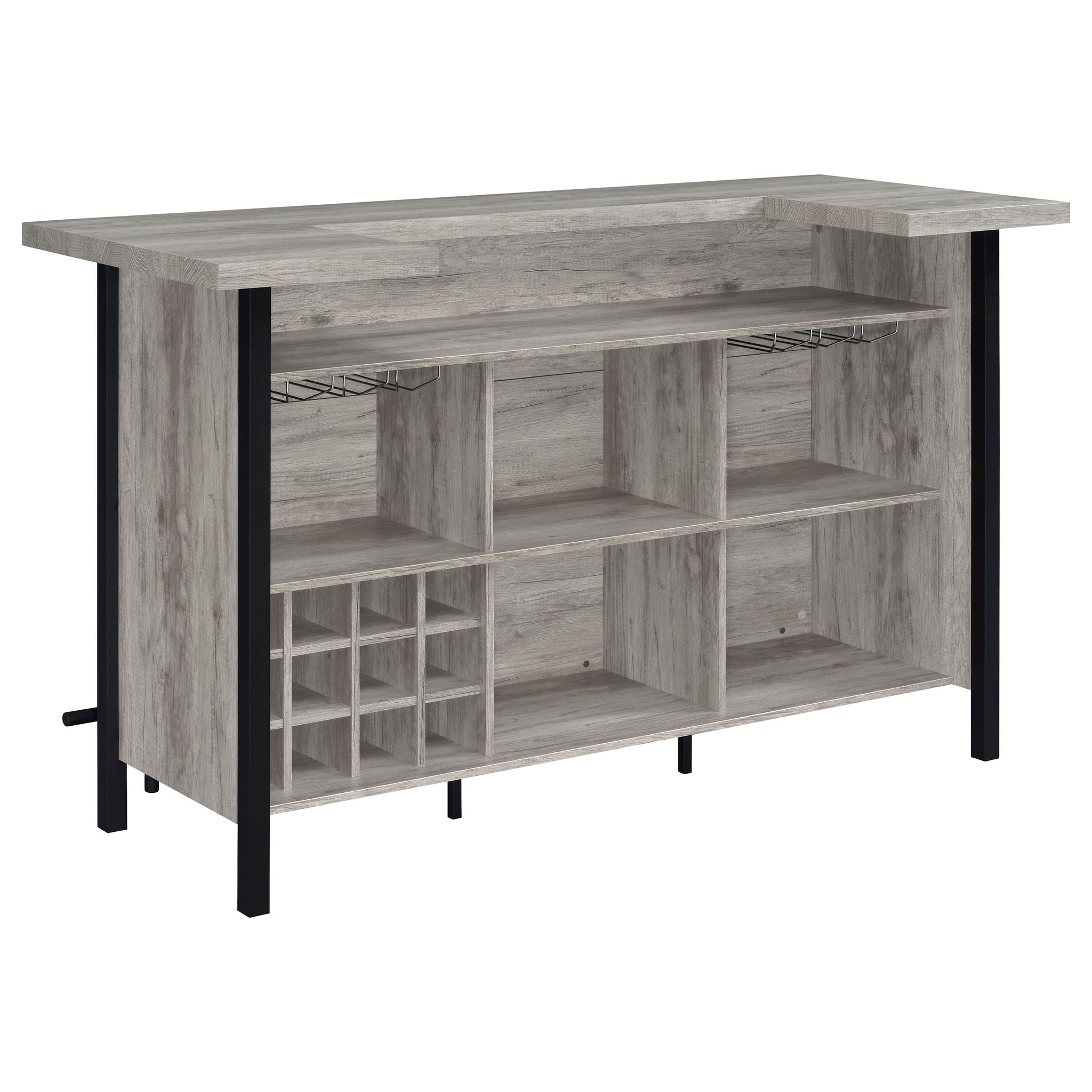 Menimen - Freestanding Bar Unit - Gray