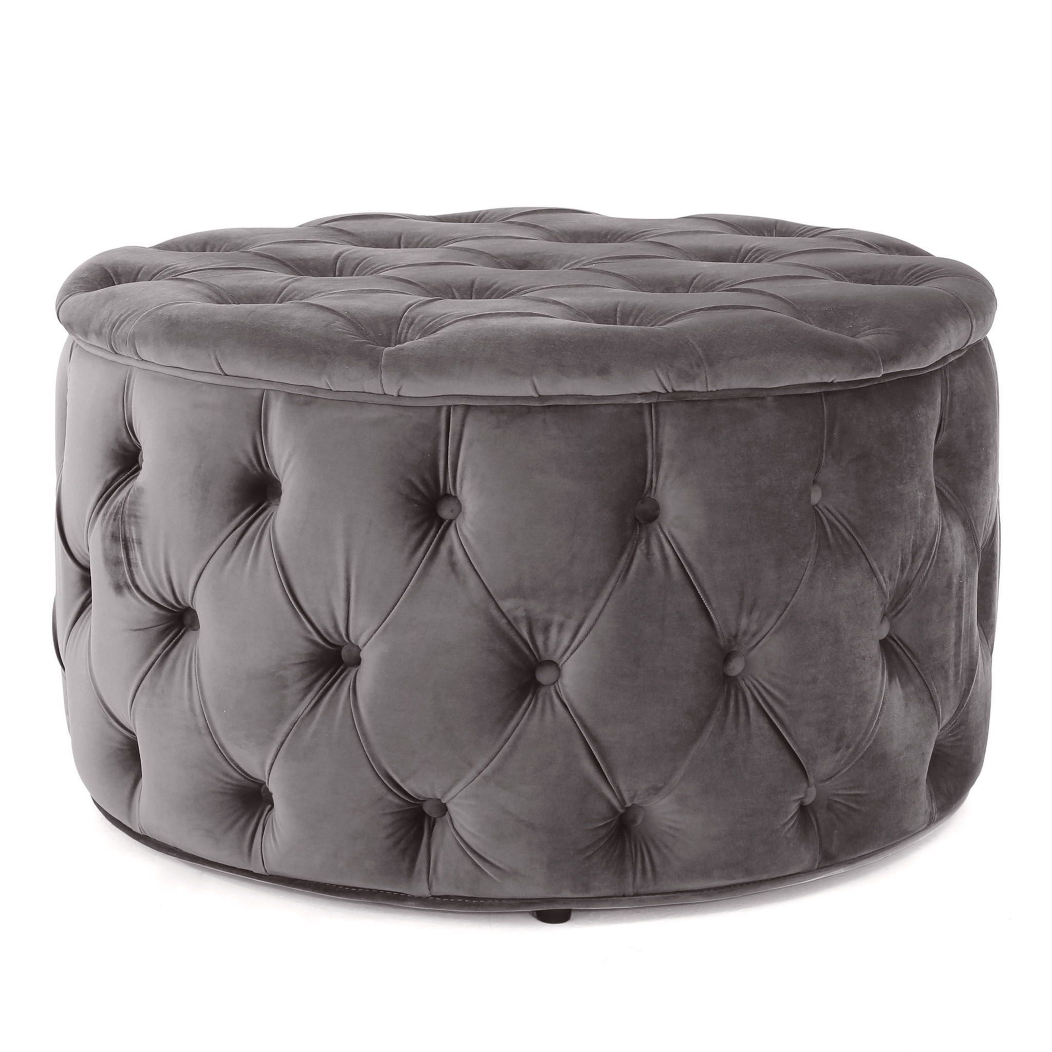 Modern Glam Ottoman Velvet