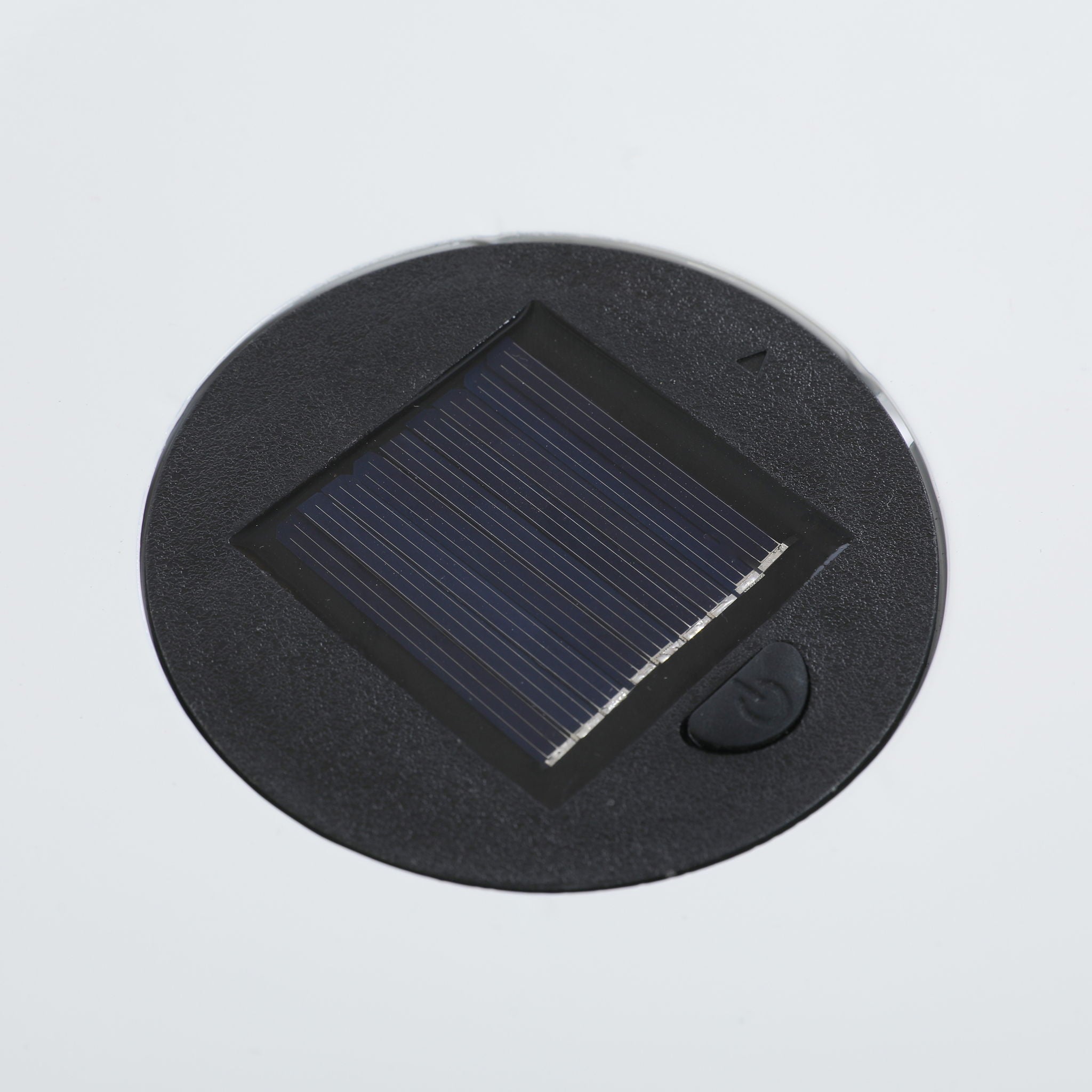 Modern Iron Solar Side Table With Built - In Light