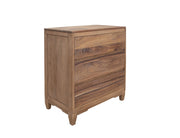 International Furniture Direct Parota Nova - 3 Drawer Chest - Brown Cappuccino | Meri Furniture