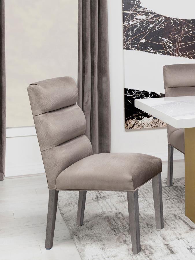 Coaster Fine Furniture Carla - Upholstered Dining Side Chair (Set of 2) | Meri Furniture