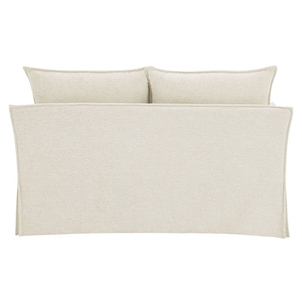 Shane - Loveseat With 2 Pillows - Beige Linen