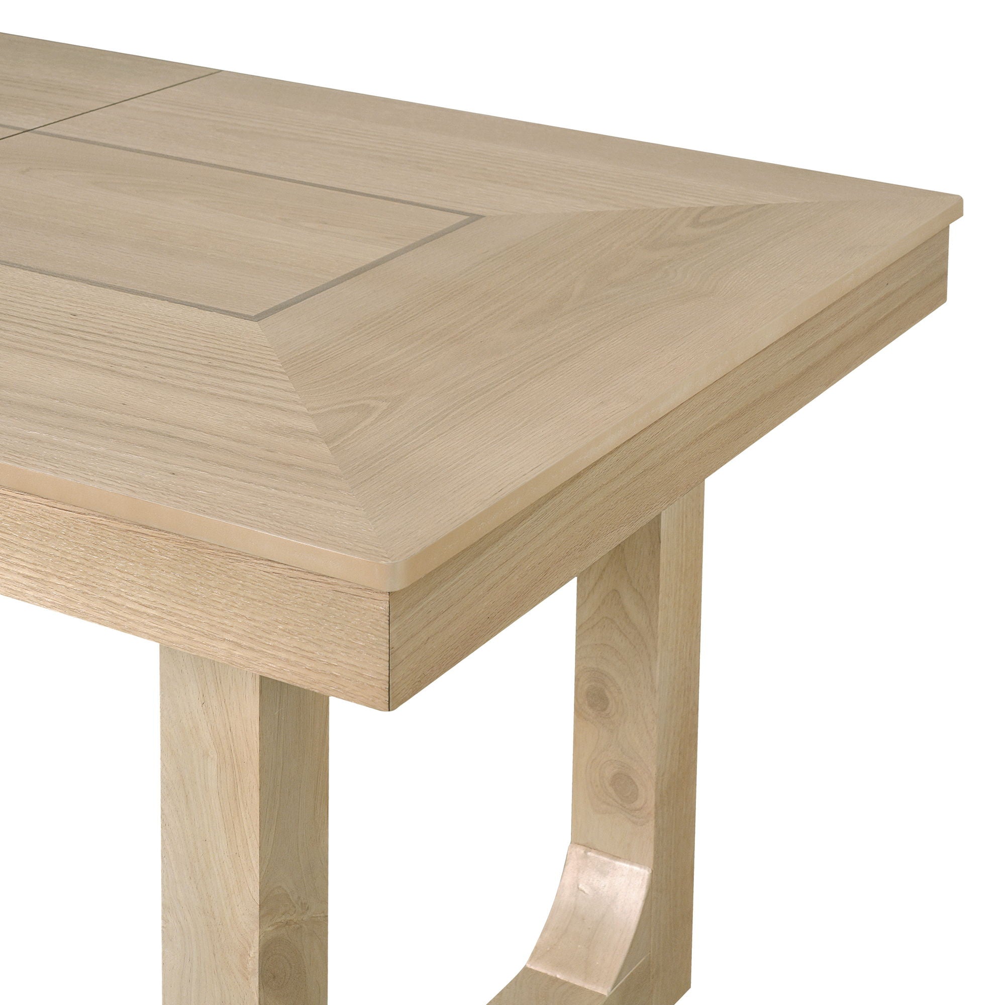 Farmhouse Wooden Kitchen Table With Removable Leaf