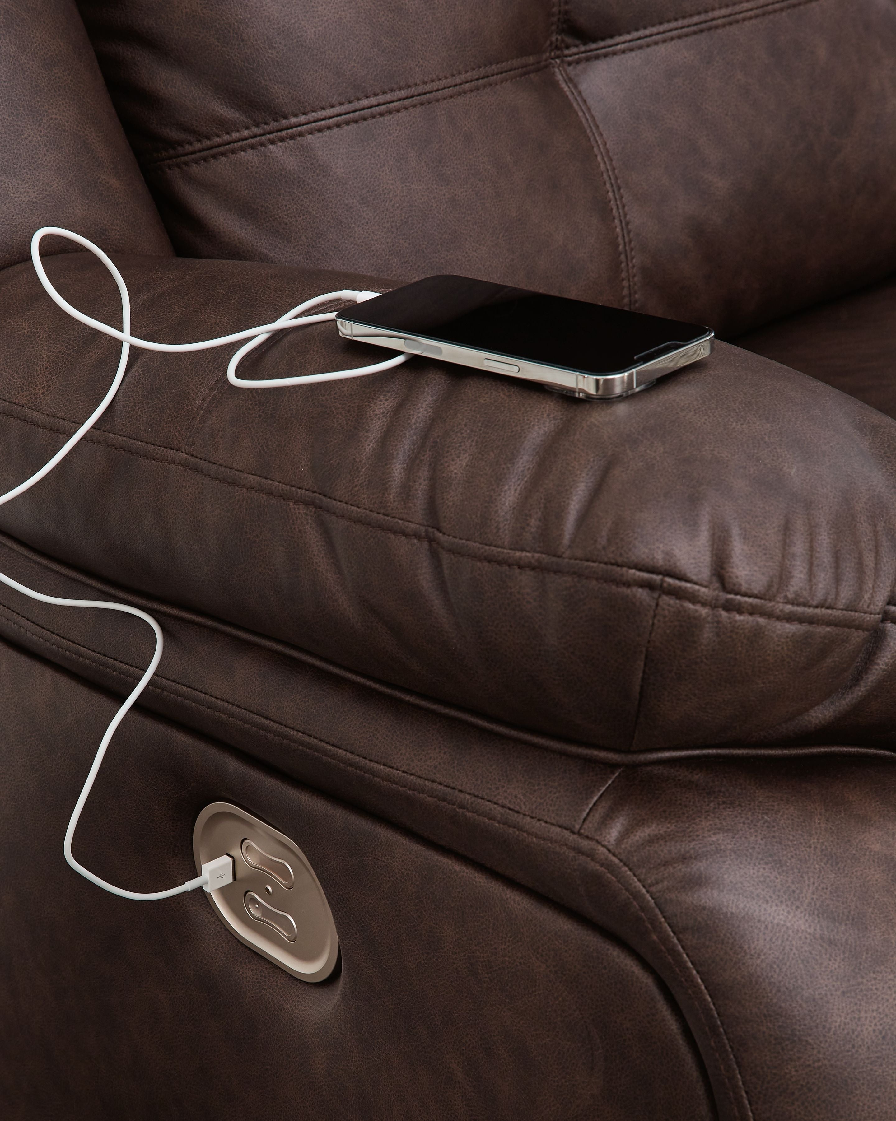 Signature Design by Ashley® Punch Up - Power Reclining Sectional | Meri Furniture