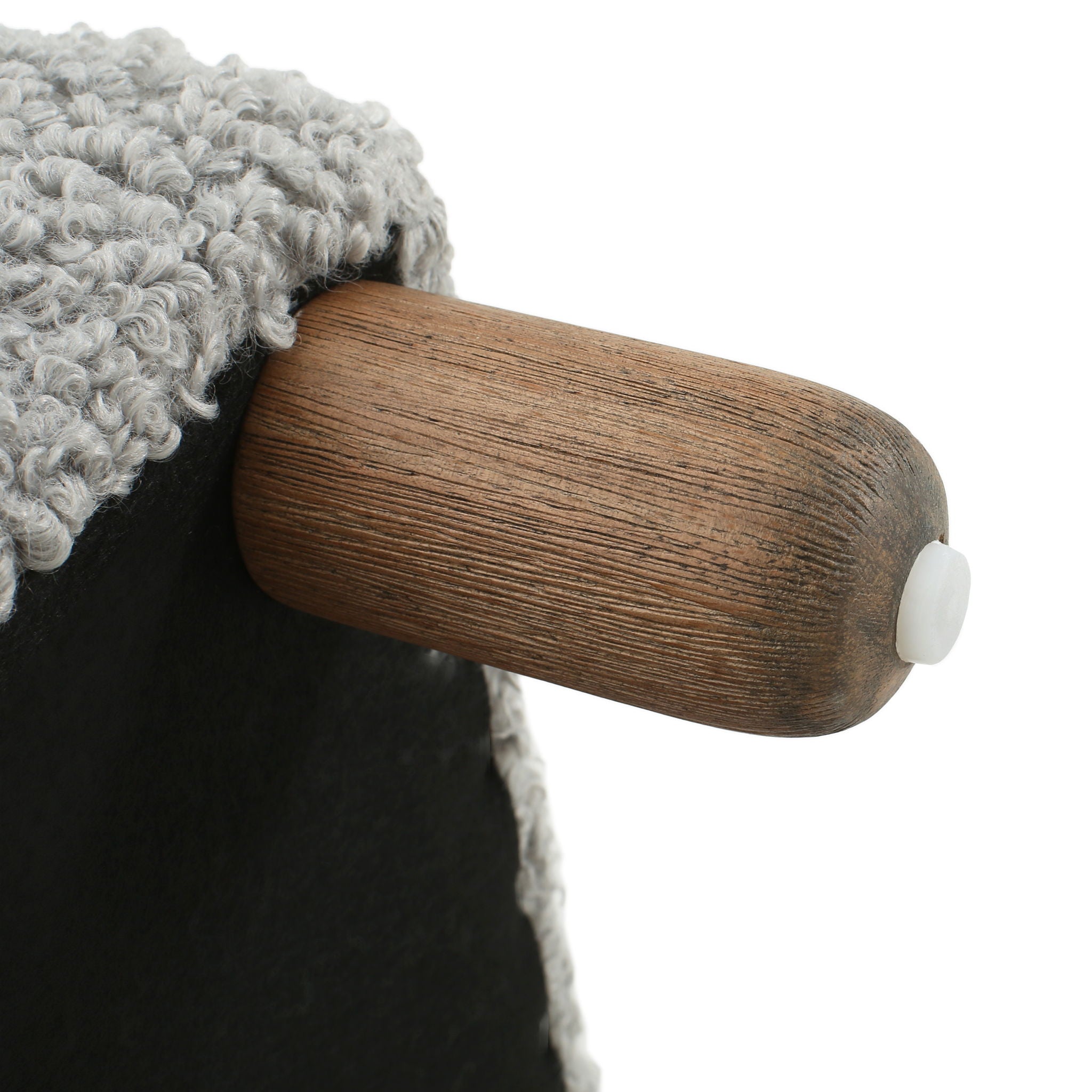 Contemporary Ottoman With Foam Cushion And Durable Upholstery