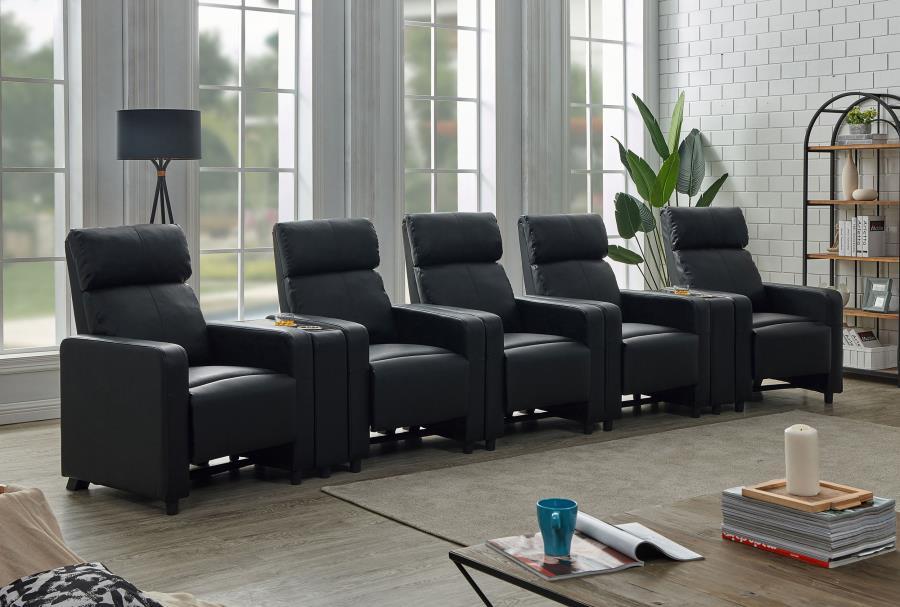 Coaster Fine Furniture Toohey - Upholstered Tufted Recliner Living Room Set | Meri Furniture