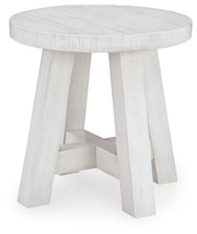 Signature Design by Ashley® Jallison - Off White - Round End Table | Meri Furniture