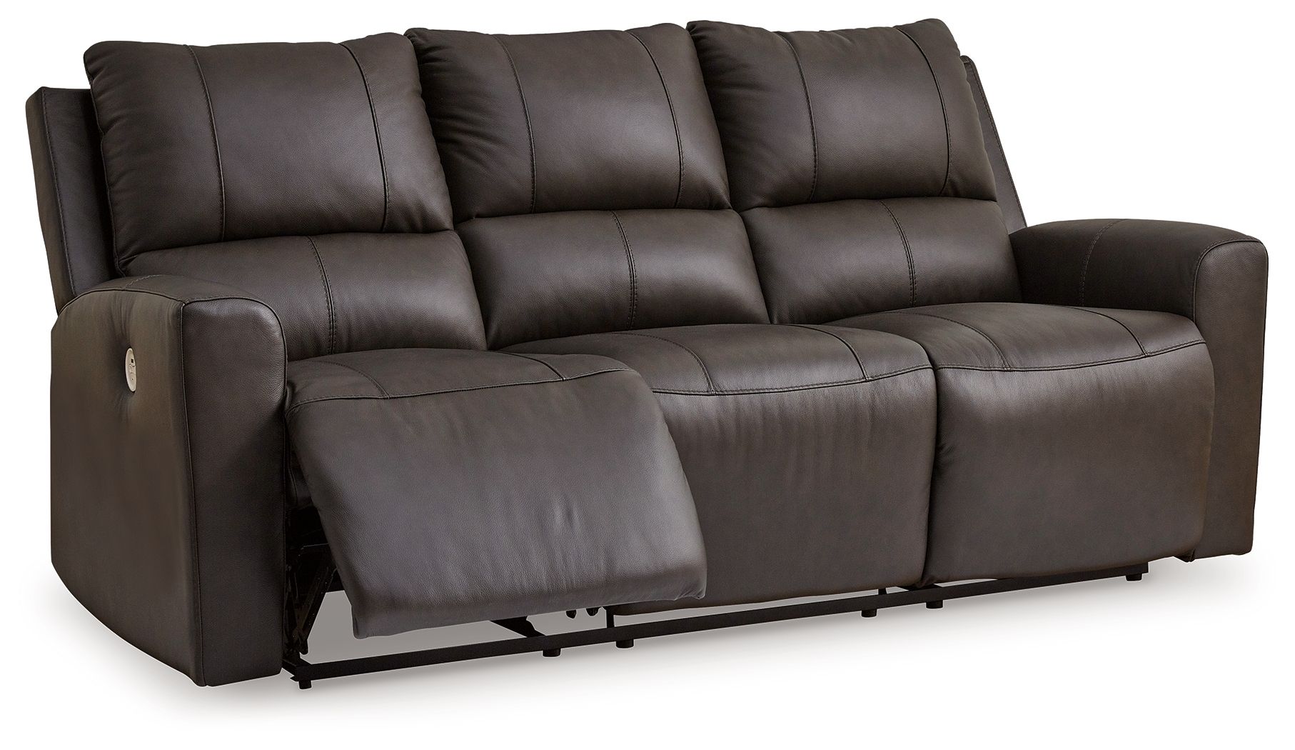 Signature Design by Ashley® Boxmere - Storm - Reclining Power Sofa | Meri Furniture