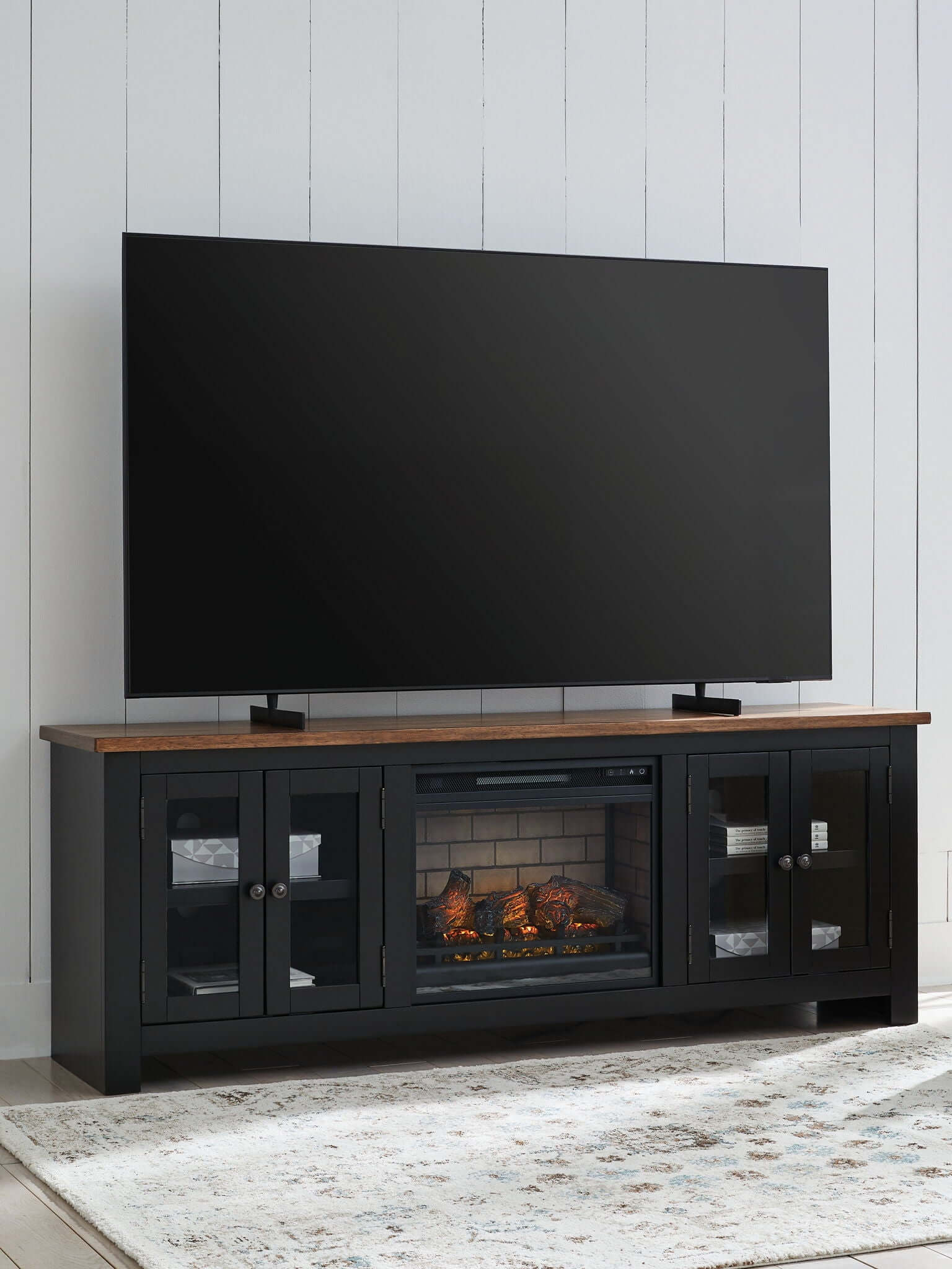 Wildenauer - 76" TV Stand With Electric Fireplace