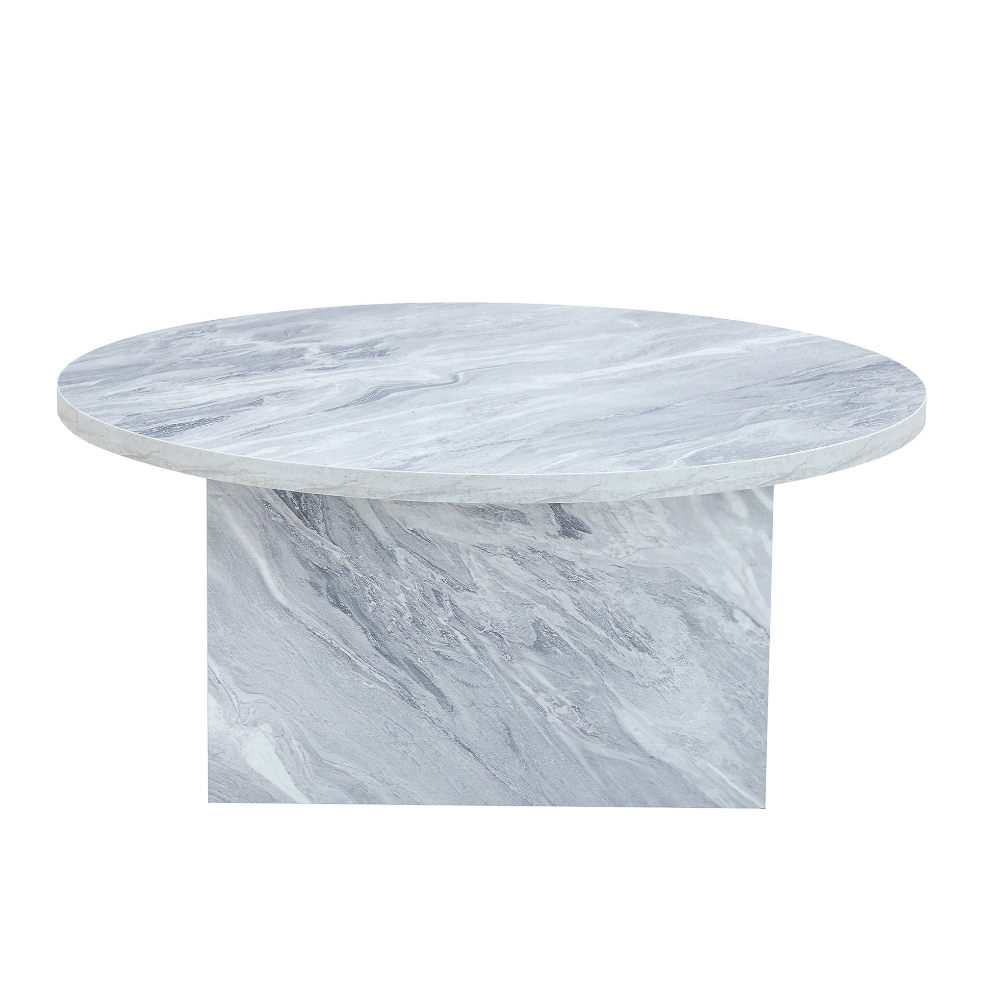 Versatile Round Coffee Table For Various Interior Styles