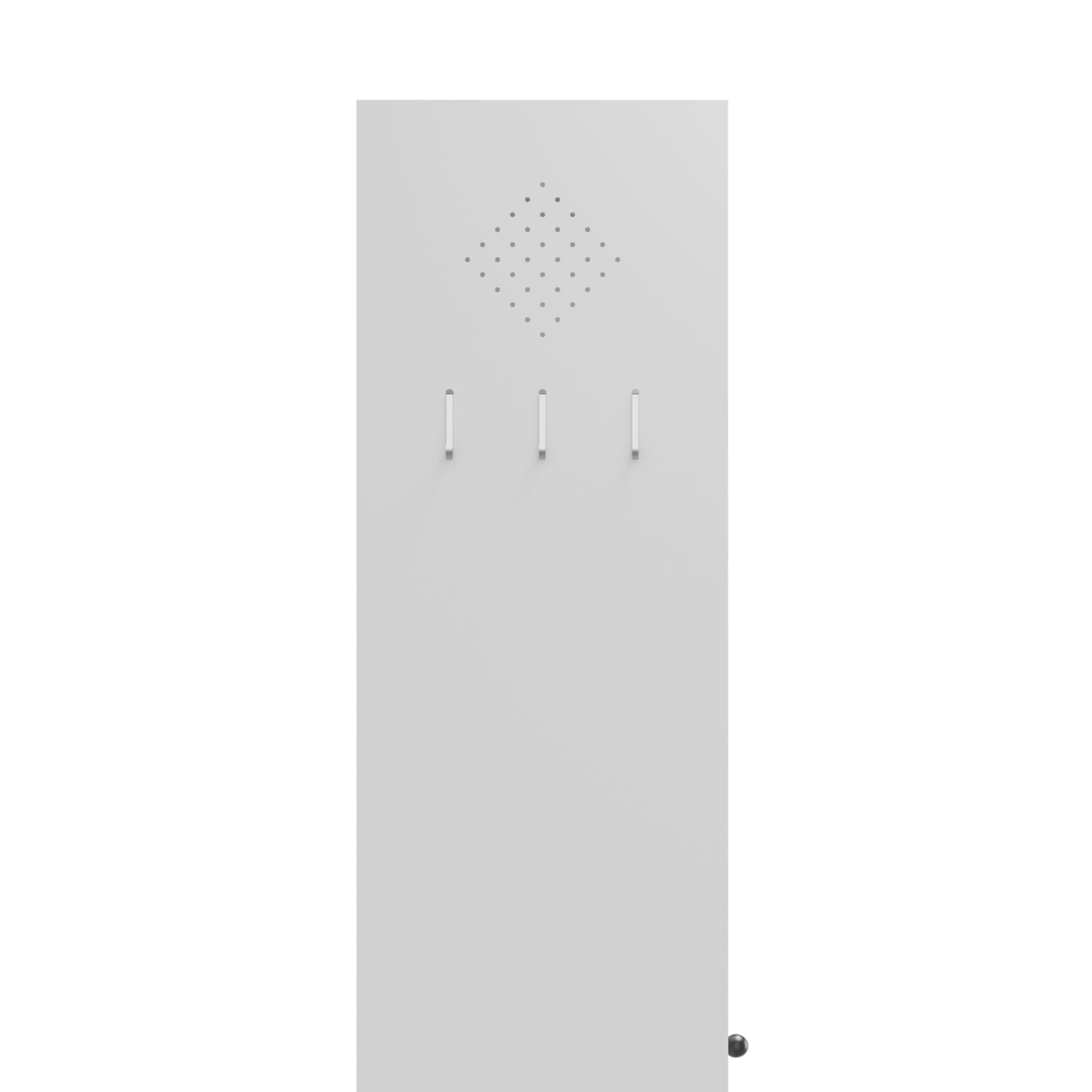 Kitchen Pantry Cabinet Tall Storage With Adjustable Shelves, Heavy Duty Stainless Steel Frame - White