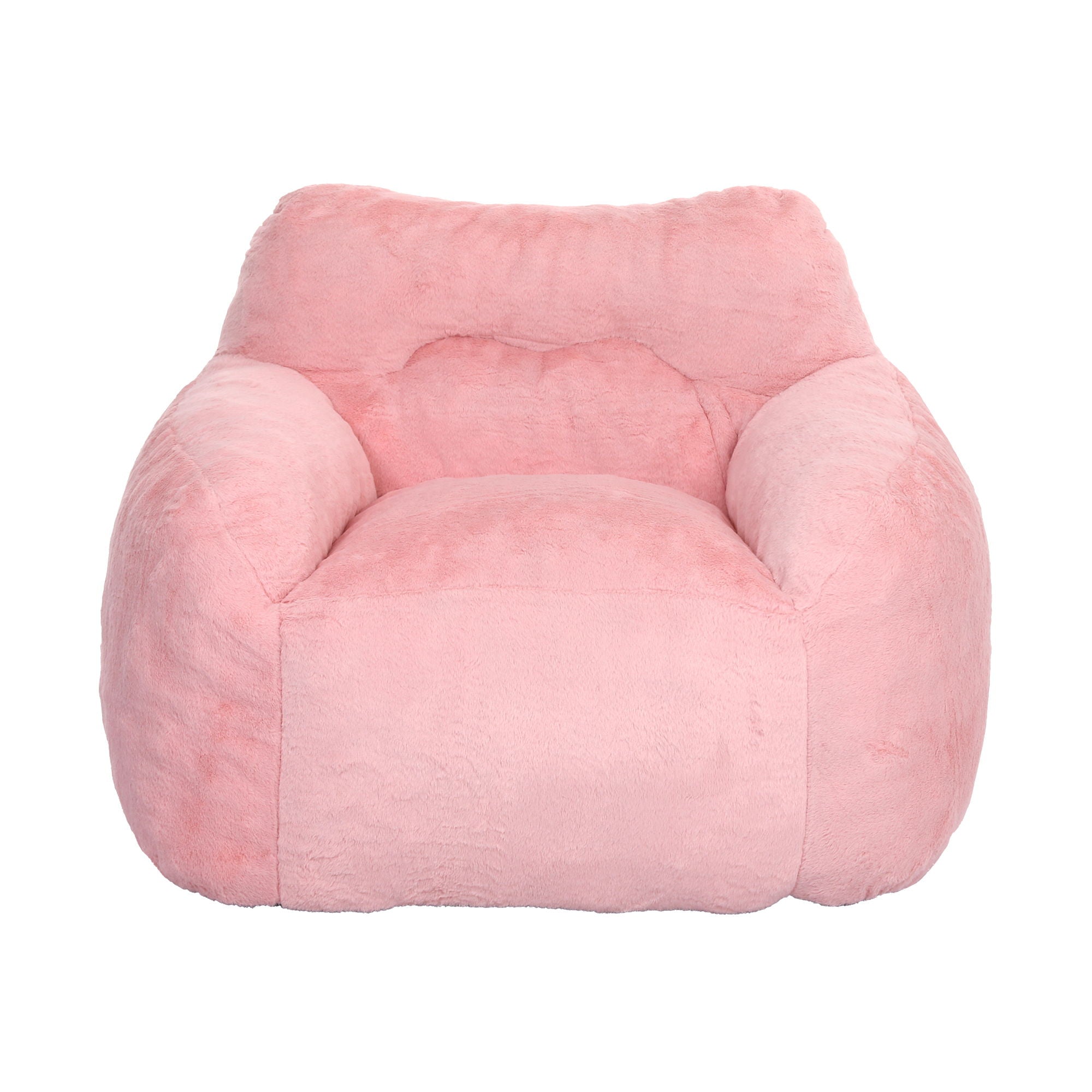Beanbag Sofa Chair With Armrests Stuffed High Density Foam