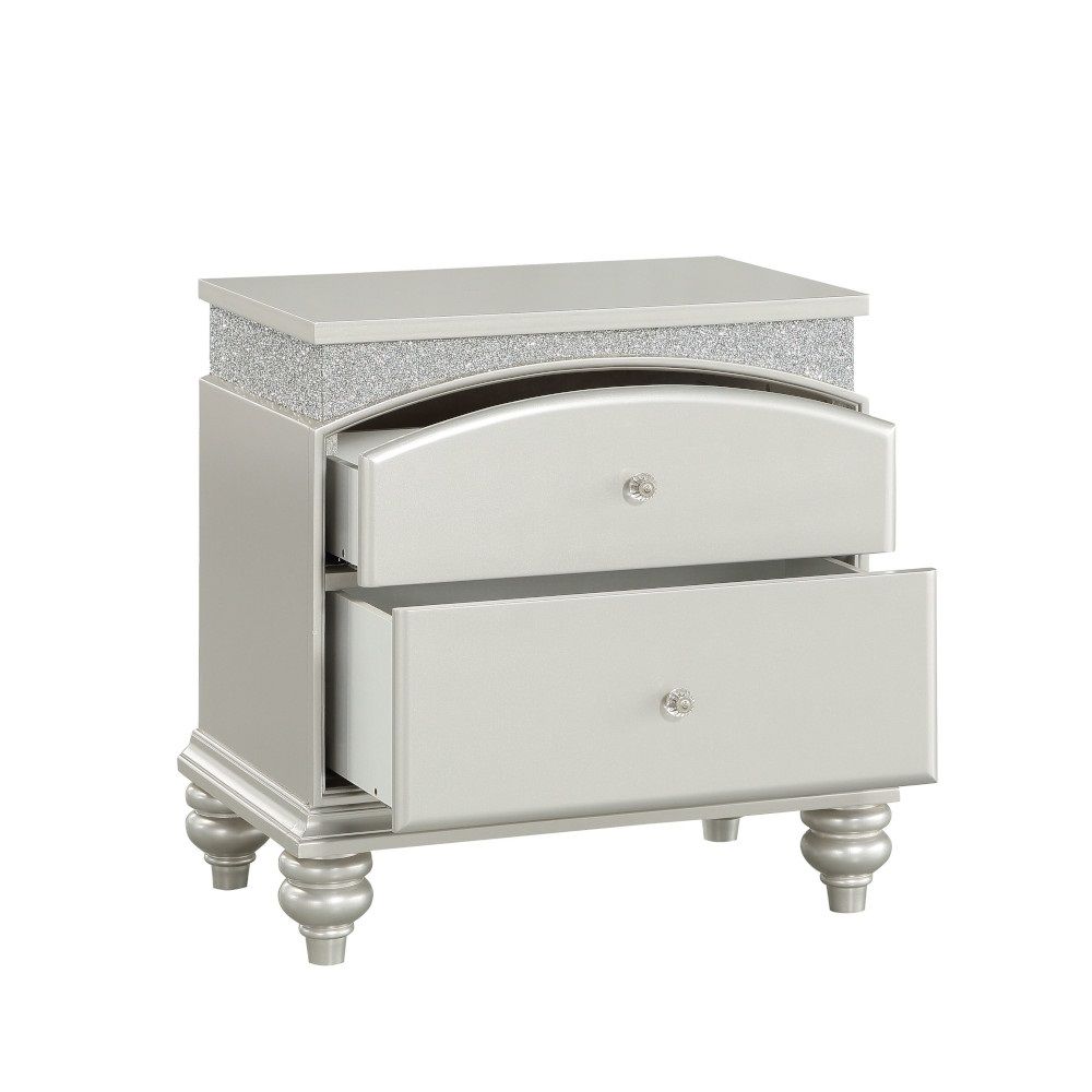ACME Maverick - Nightstand - Platinum | Meri Furniture