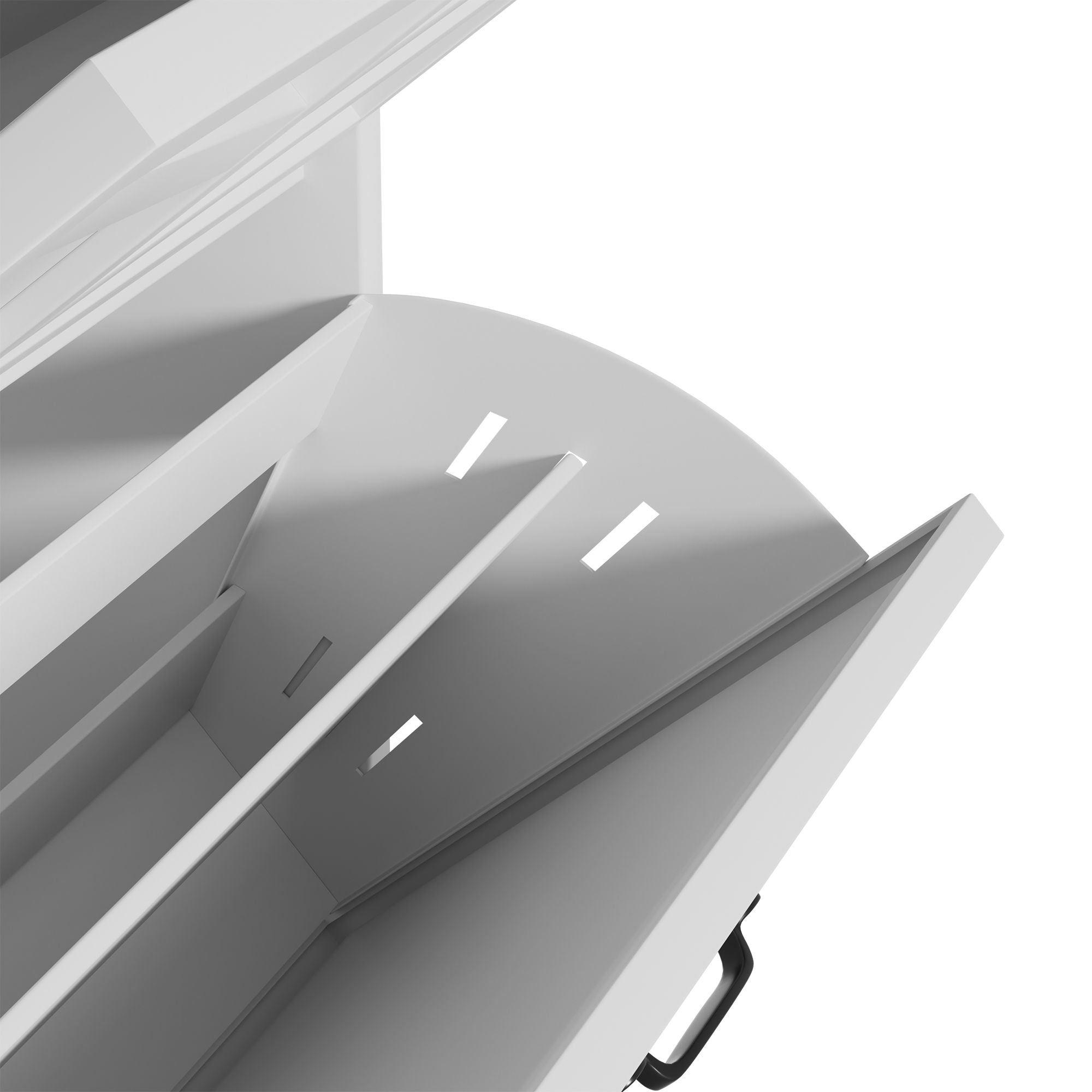 Shoe Cabinet With Flip Drawers