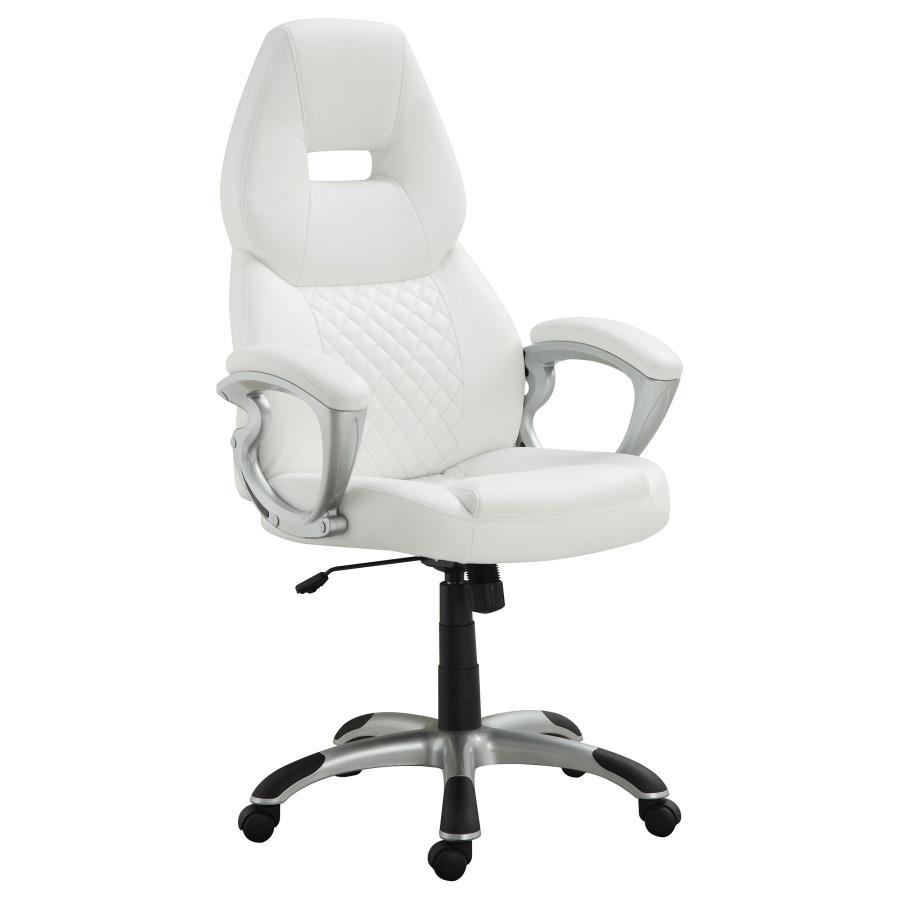 Coaster Fine Furniture Bruce - Upholstered Adjustable Home Office Desk Chair | Meri Furniture