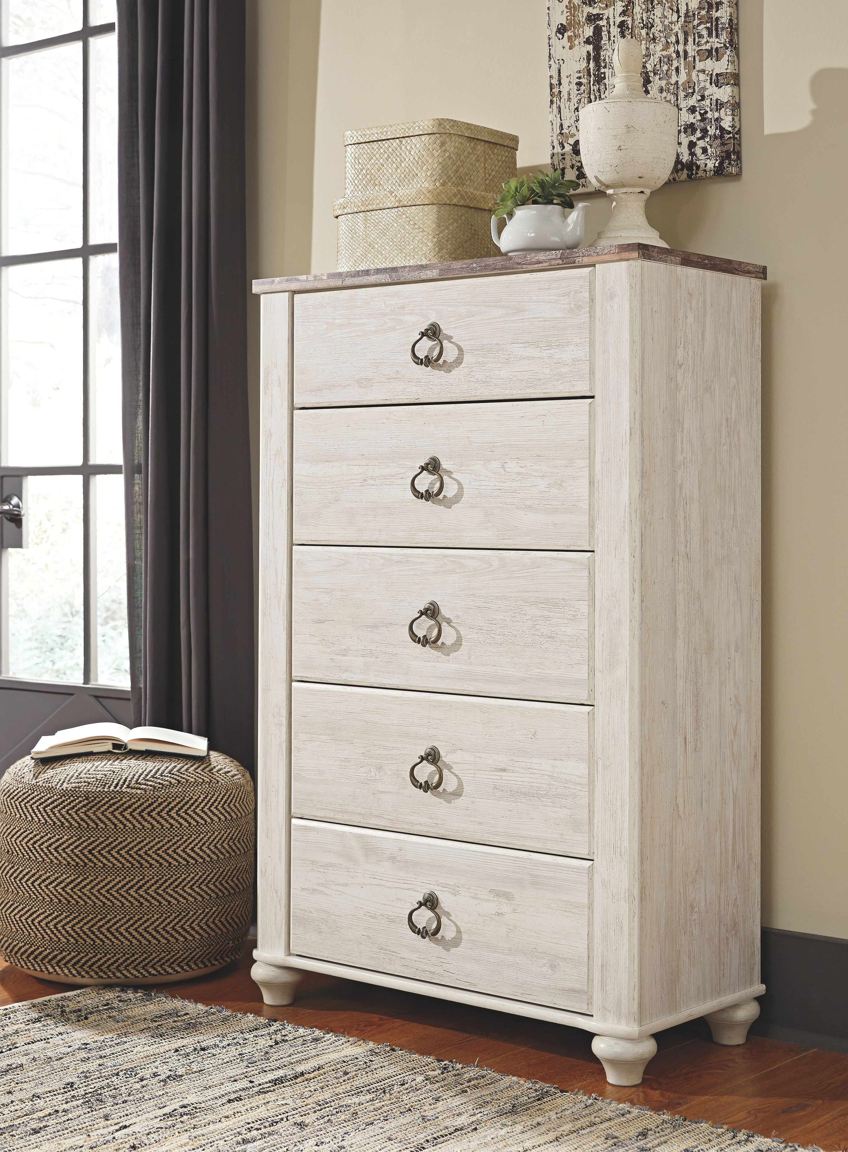Signature Design by Ashley® Willowton - Panel Bedroom Set | Meri Furniture