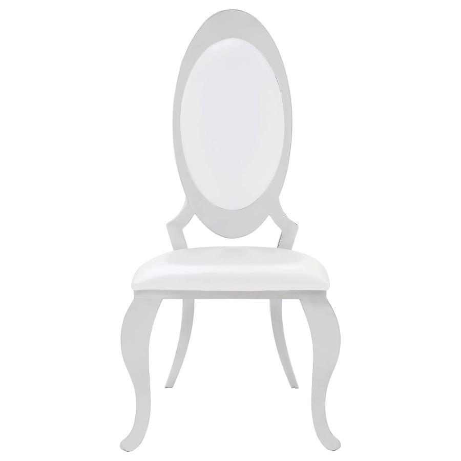 Coaster Fine Furniture Anchorage - Upholstered Dining Chair (Set of 2) - Cream | Meri Furniture