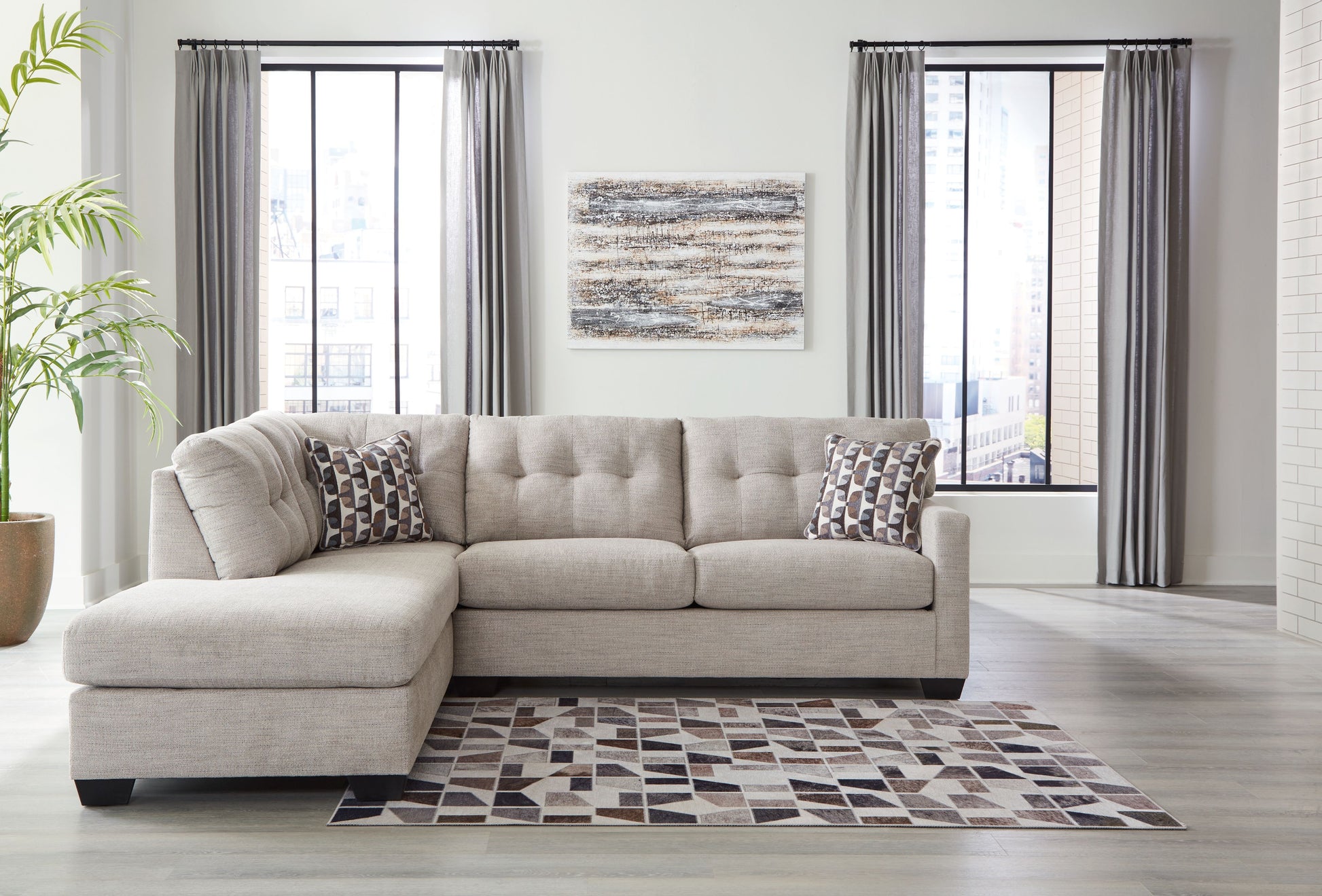 Signature Design by Ashley® Mahoney - Sectional | Meri Furniture