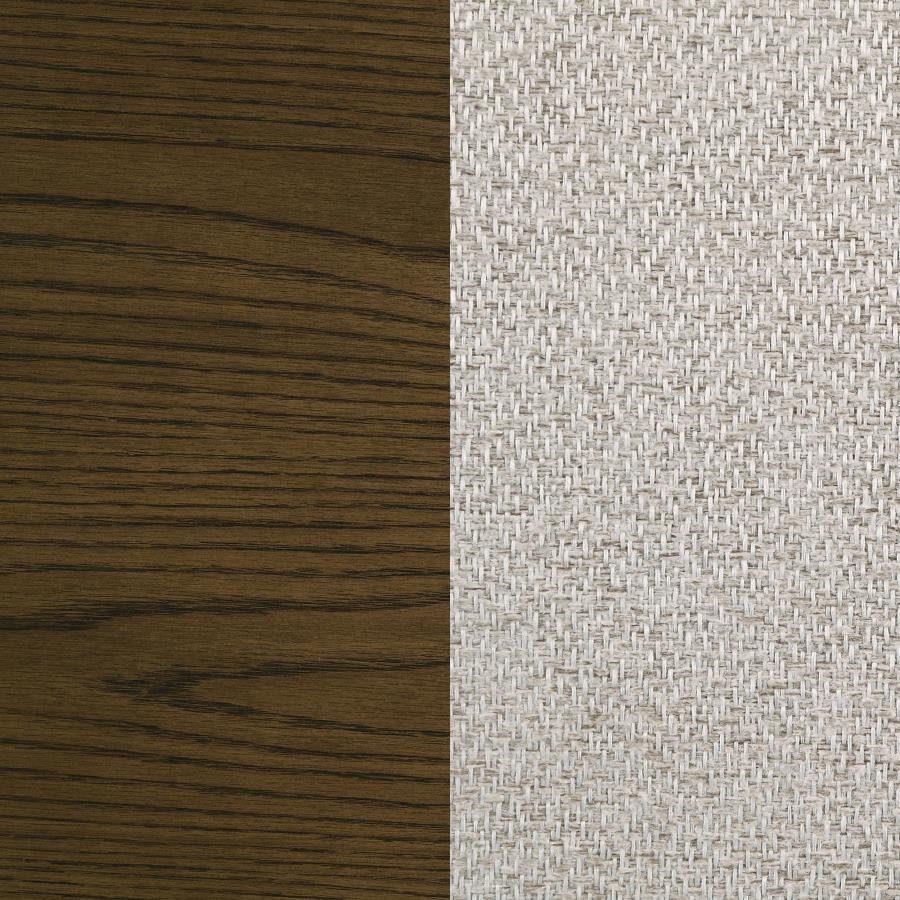 Ottowa - 5 Piece Round Wood Dining Room Table Set - Brown