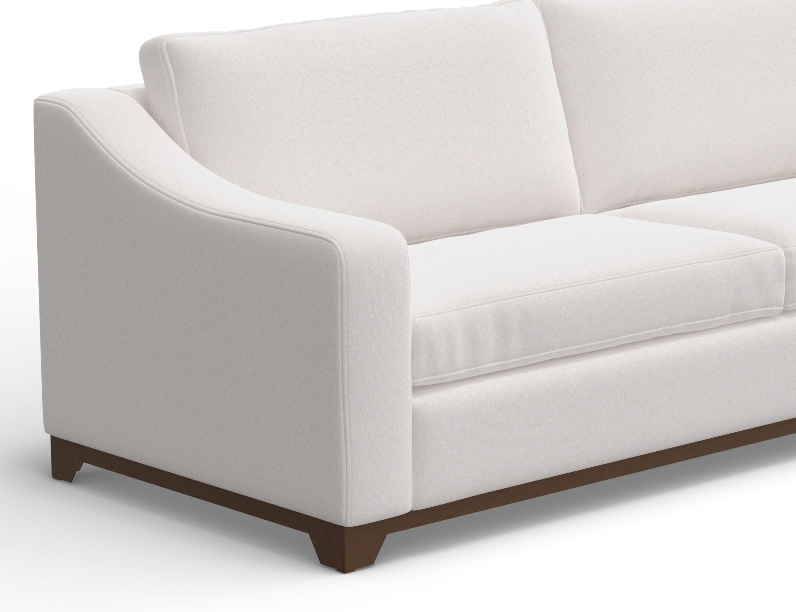 International Furniture Direct Natural Parota - Sofa - Mink Withe / Katerina Marble | Meri Furniture