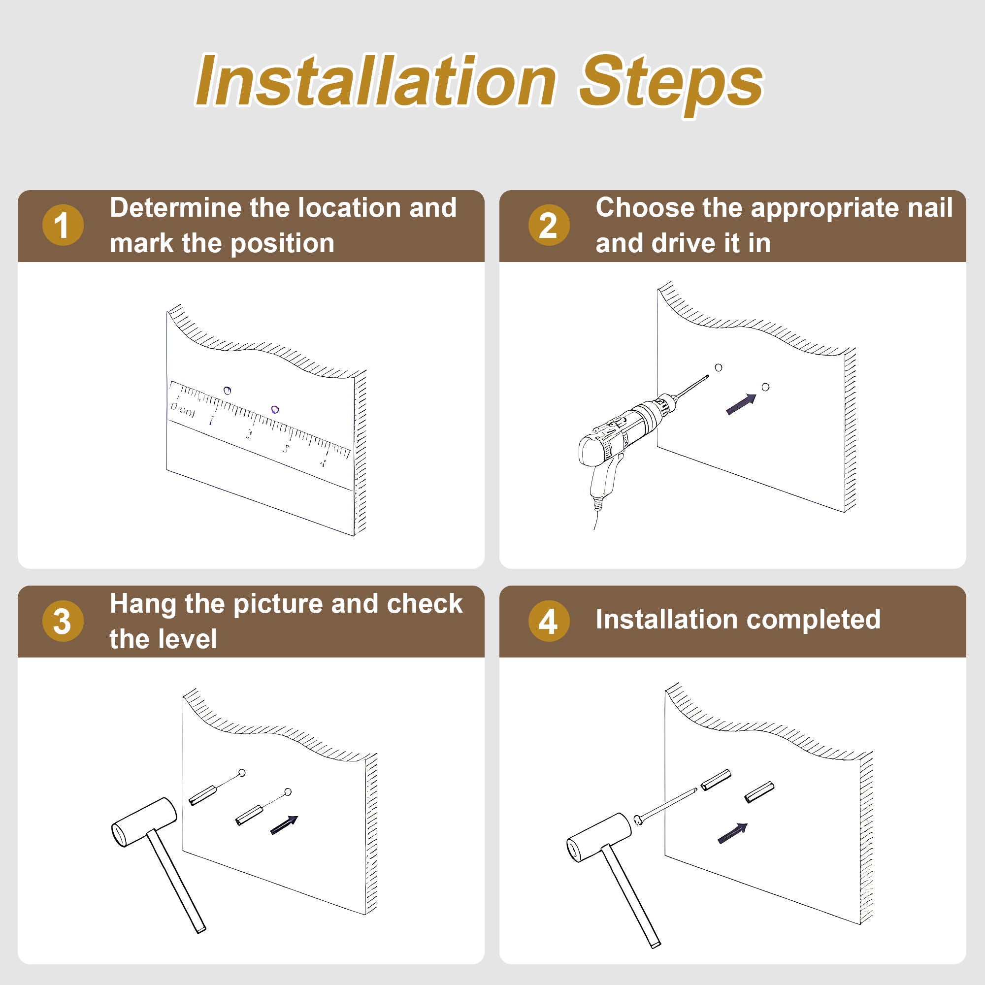 Adjustable 3 Color LED Sandstone Wall Decor With Simulated Plants, Glass Vase & Rabbit Statue - Light Coffee