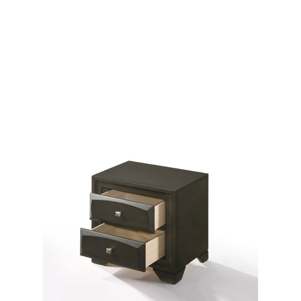 ACME Soteris - Nightstand - Antique Gray | Meri Furniture