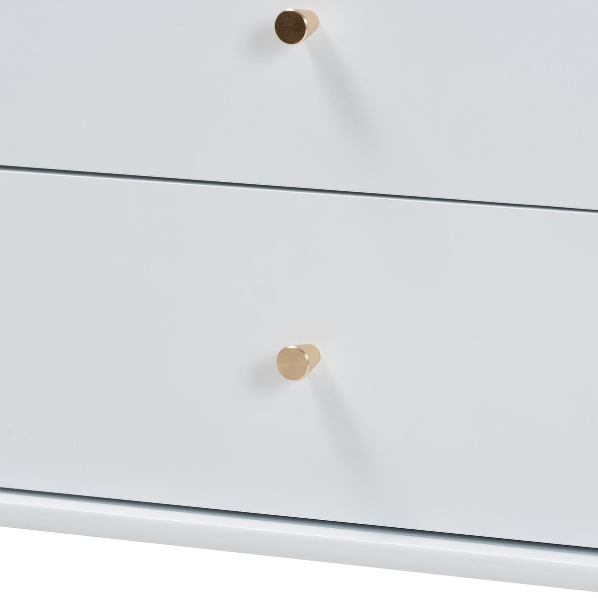 Callison Spindle 4-Piece Bedroom Set - Farmhouse Platform Bed with Matching Dresser and 2-Drawer Nightstands, White, Twin