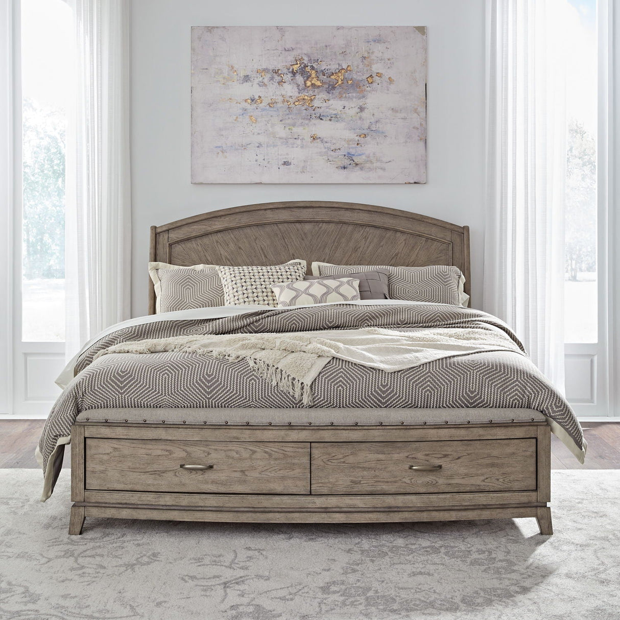 Avalon - Panel Storage Bed