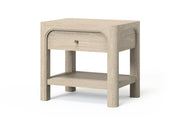 Solano - 1-Drawer Nightstand Bedside Table - Weathered Mango