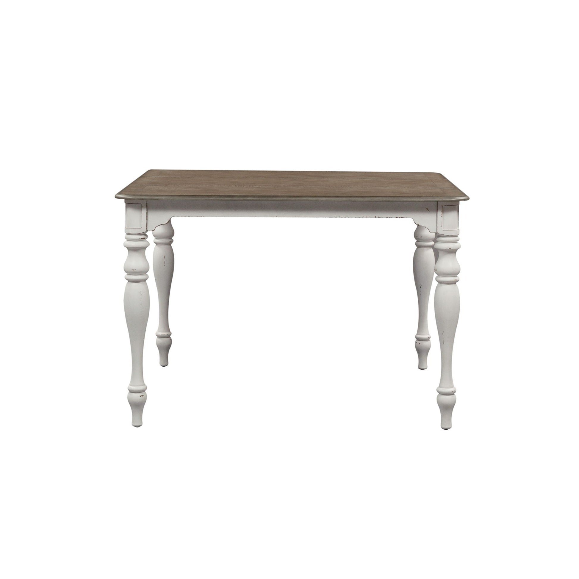Liberty Furniture Magnolia Manor - Gathering Leg Table - White | Meri Furniture