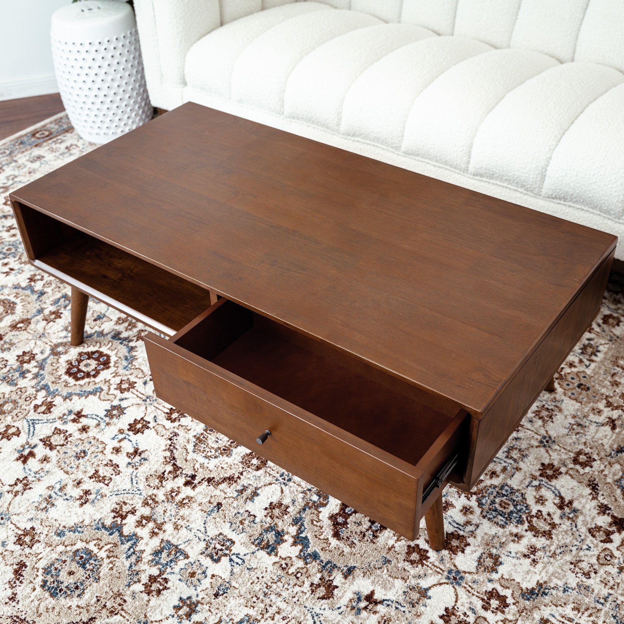 Caroline - Coffee Table - Walnut Brown