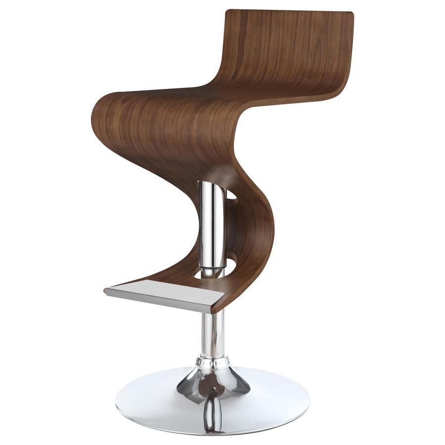 Coaster Fine Furniture Covina - Adjustable Bar Stool - Walnut | Meri Furniture