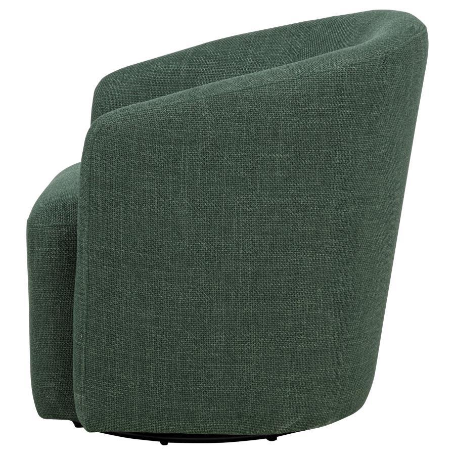 Mossbrook - Fabric Upholstered Swivel Accent Chair