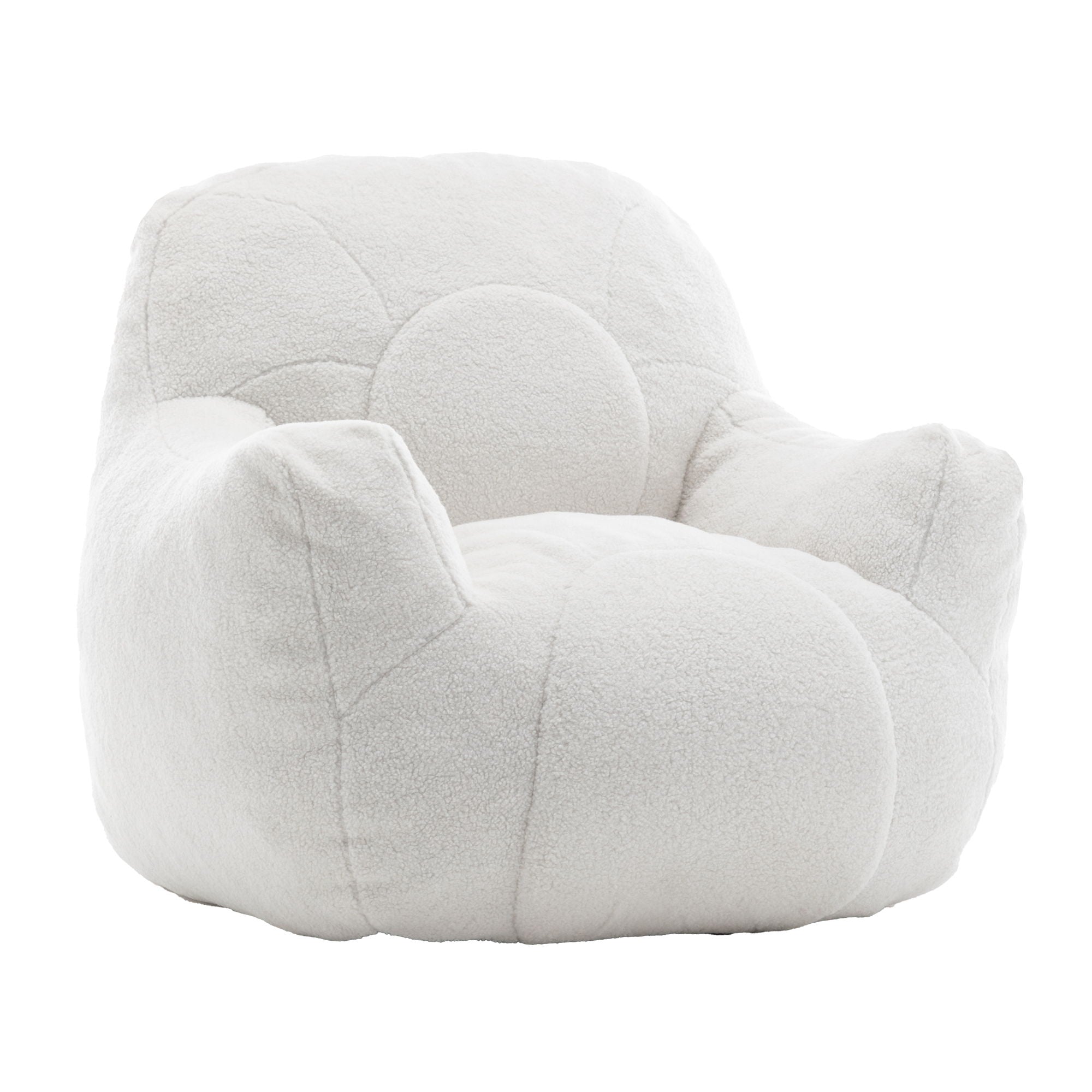 Comfy Bean Bag Chair With Filler, Fluffy And Cozy Seating