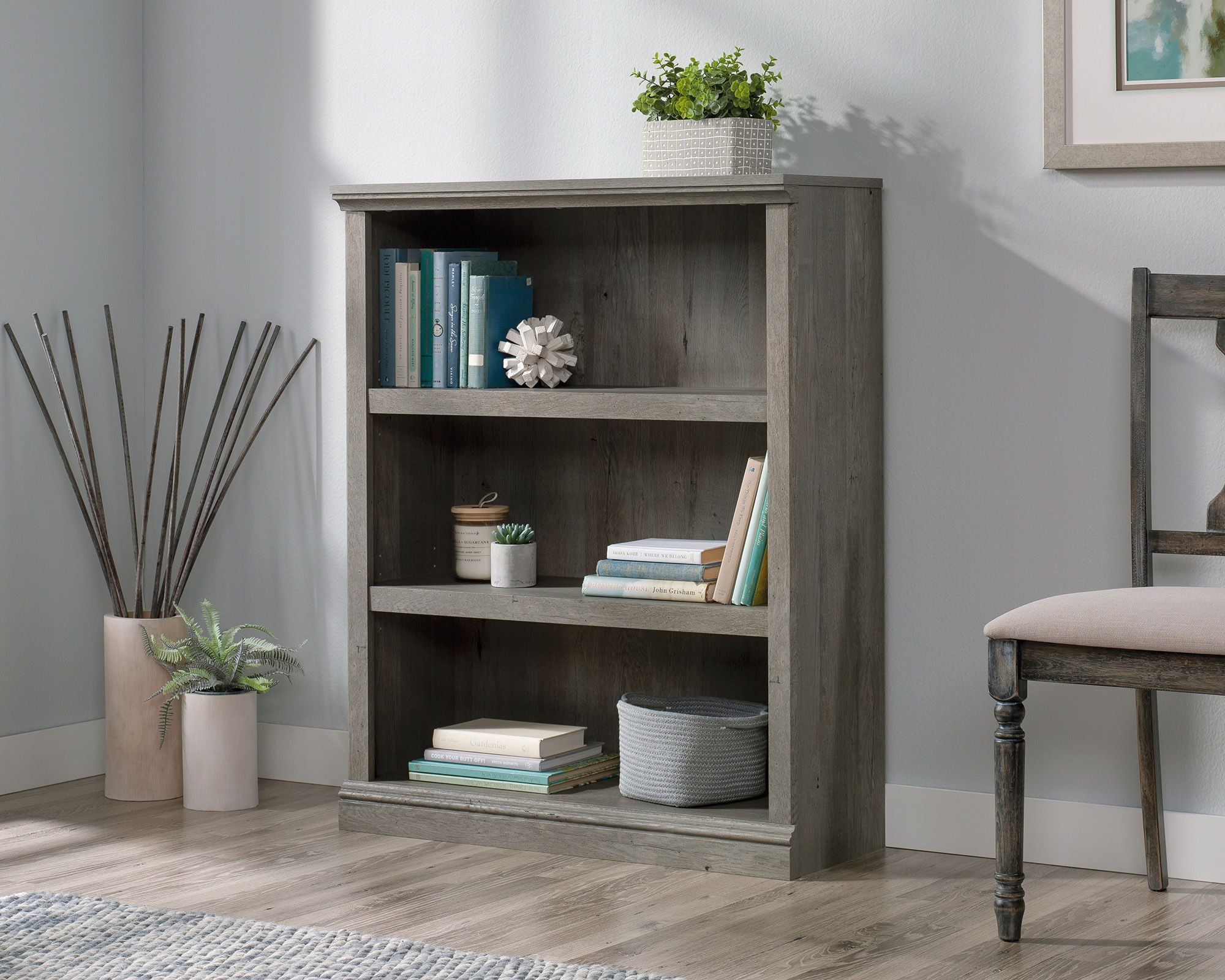 3-Shelf Bookcase Mystic Oak