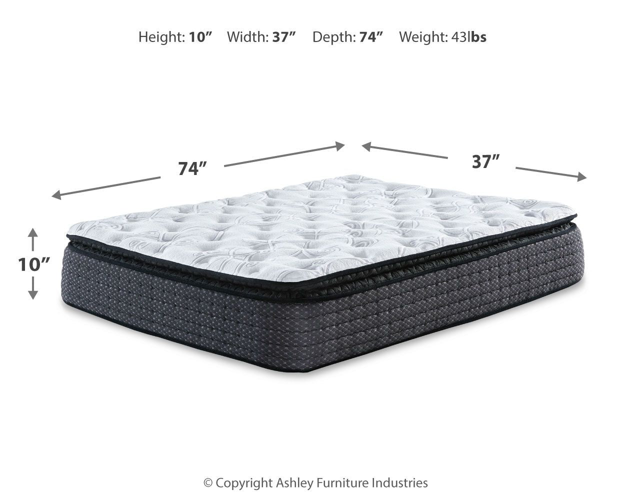 Ashley Furniture Chime Elite - Firm Mattress | Meri Furniture