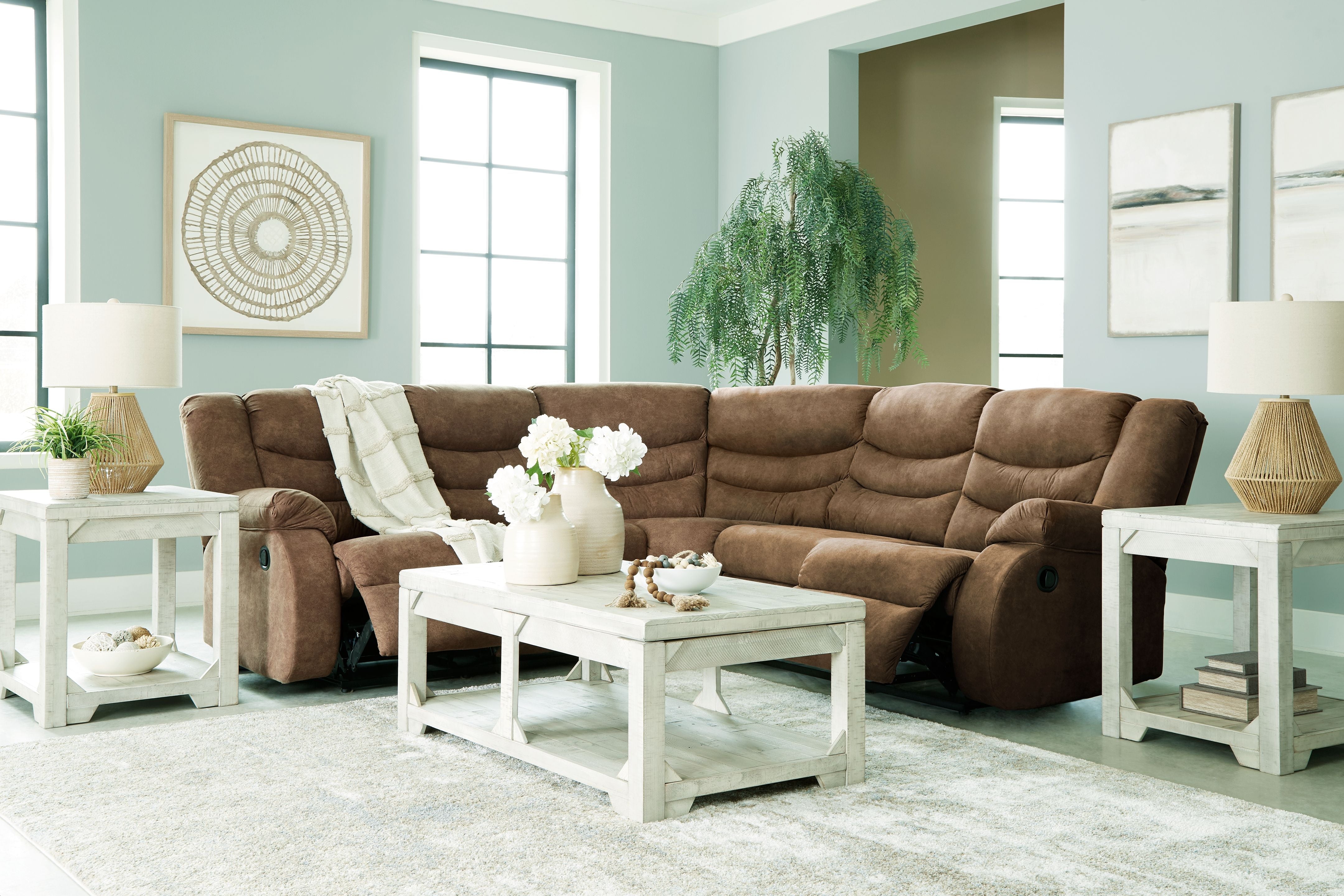 Signature Design by Ashley® Partymate - Reclining Sectional | Meri Furniture