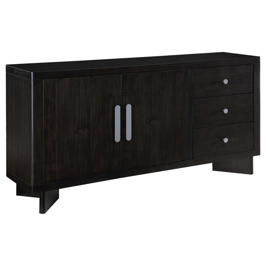 Coaster Fine Furniture Hathaway - 3-Drawer Sideboard Buffet Cabinet - Acacia Brown | Meri Furniture