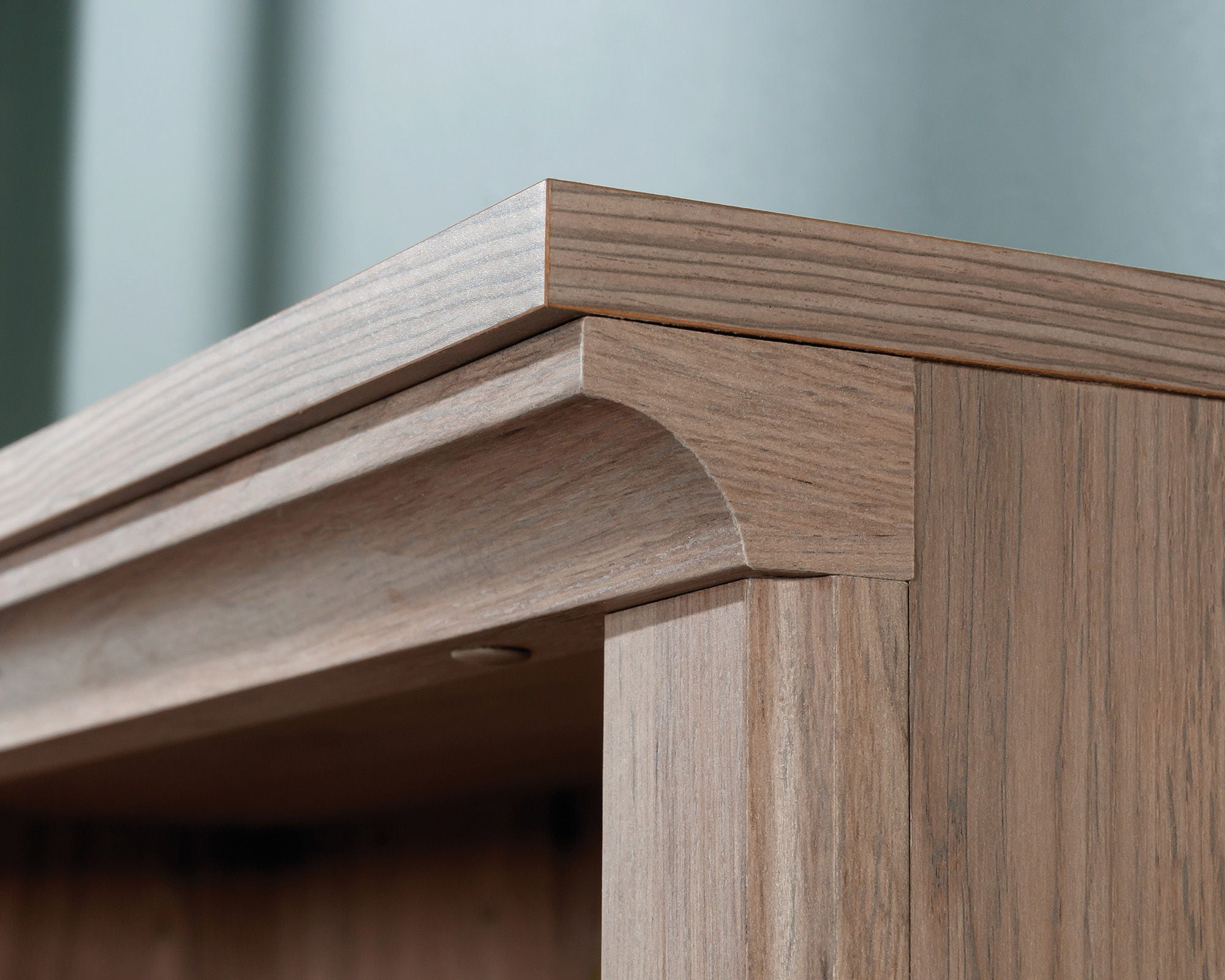 5-Shelf Display Bookcase in Laurel Oak
