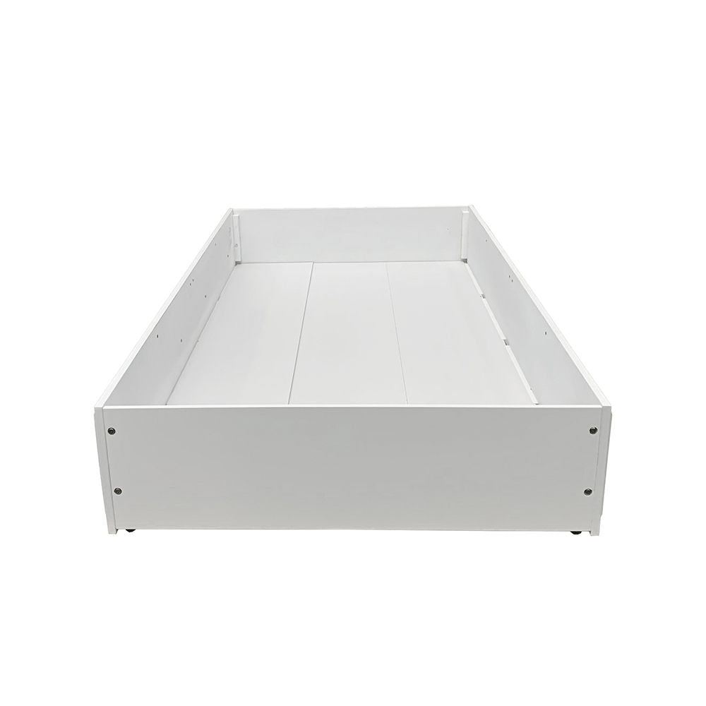ACME Trundle Bed Faux Drawers Caster Wheels Included Optional Bed for Flora Collection: Poster Panel Beds | Meri Furniture
