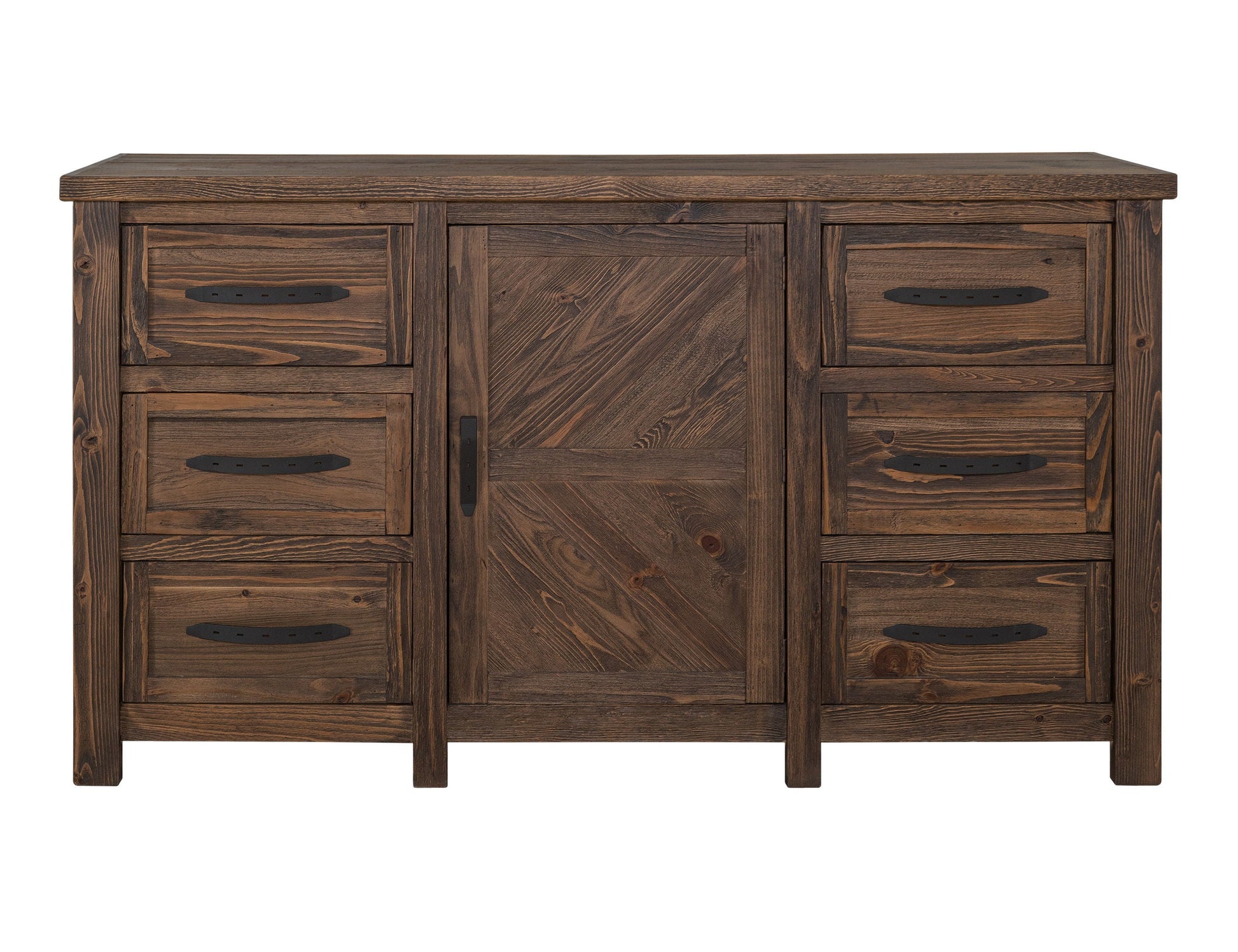 International Furniture Direct Dutton - Dresser - Brown | Meri Furniture