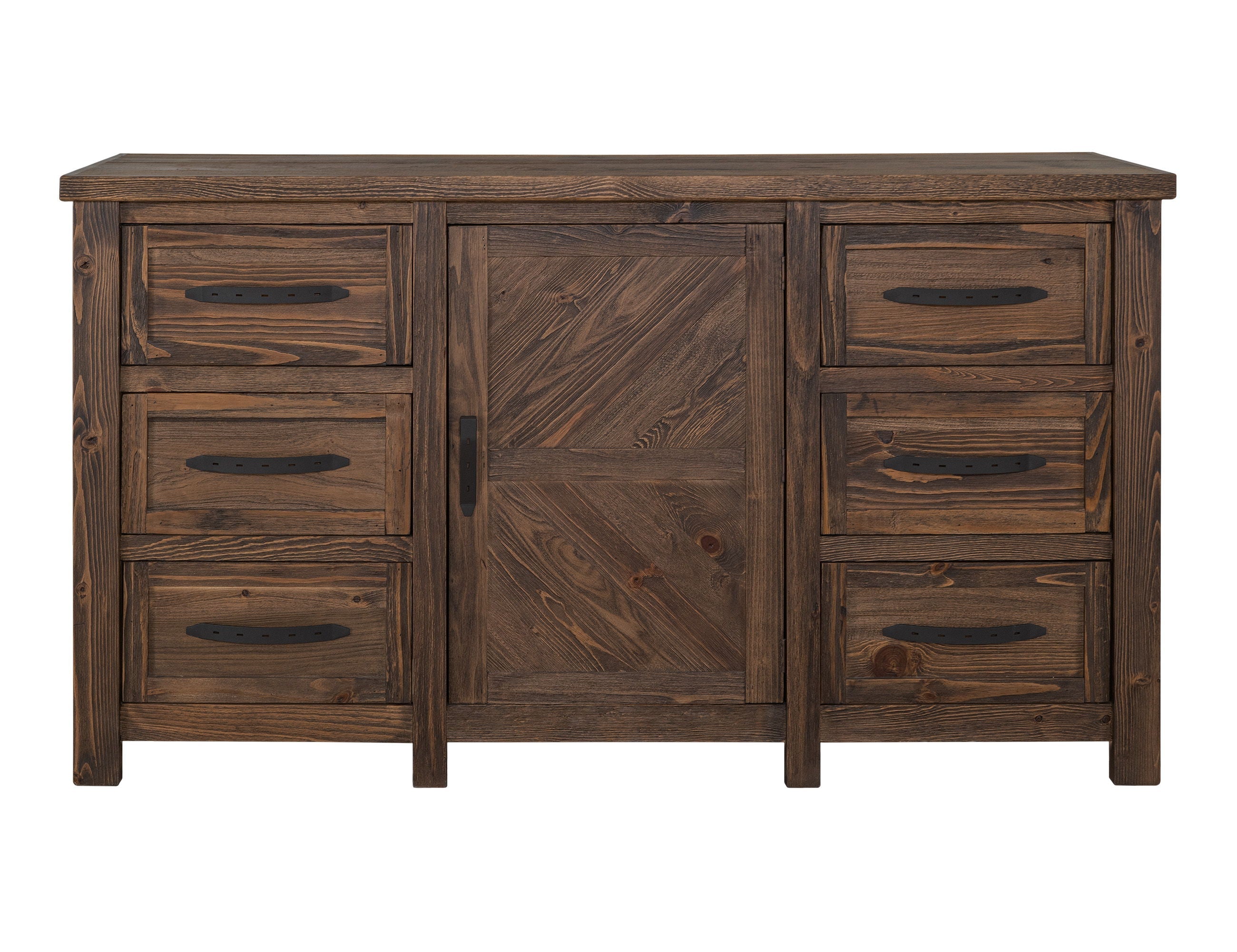 International Furniture Direct Dutton - Dresser - Brown | Meri Furniture