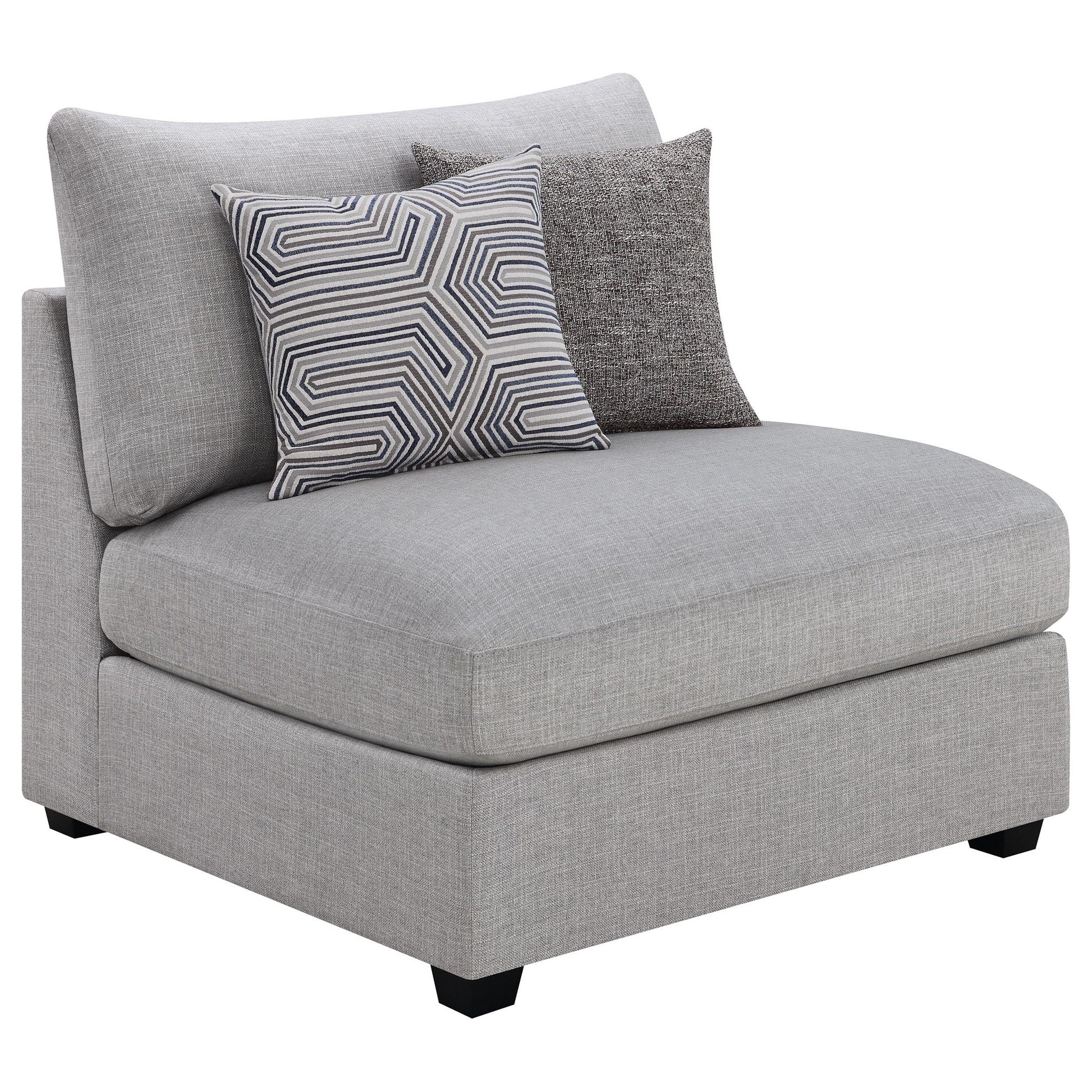 Cambria 6-piece Upholstered Modular Sectional Sofa Grey