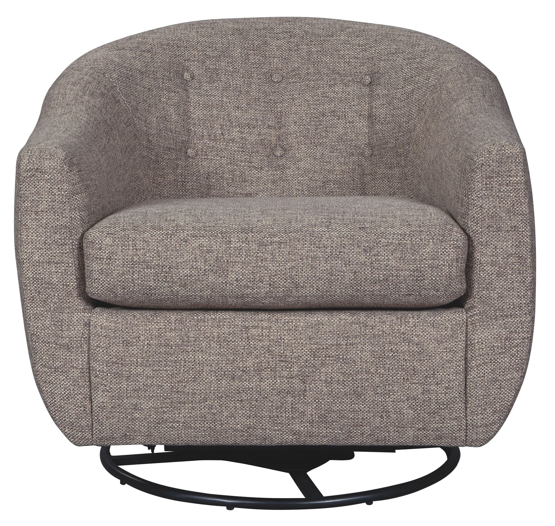 Ashley Furniture Upshur - Taupe - Swivel Glider Accent Chair | Meri Furniture