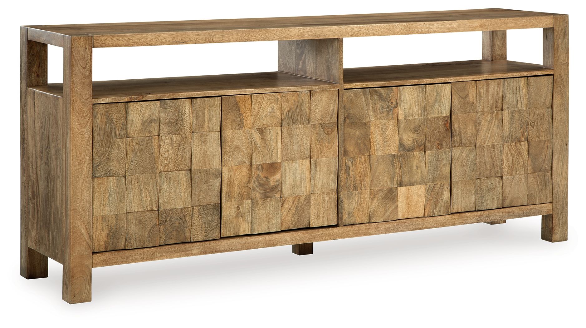 Signature Design by Ashley® Hudwick - Natural Brown - Accent Cabinet | Meri Furniture