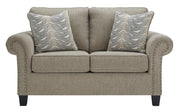 Ashley Furniture Shewsbury - Pewter - Loveseat | Meri Furniture