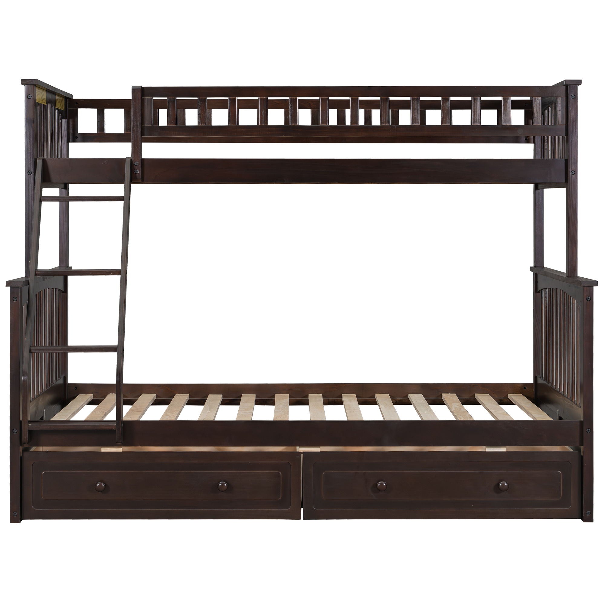Bunk Bed With Drawers, Convertible Storage Bed