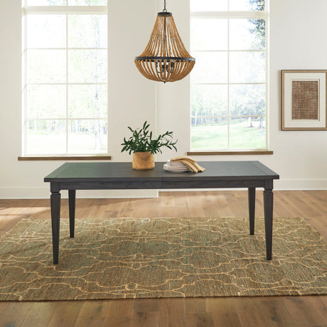 Liberty Furniture Caruso Heights - Rectangular Leg Table - Black | Meri Furniture