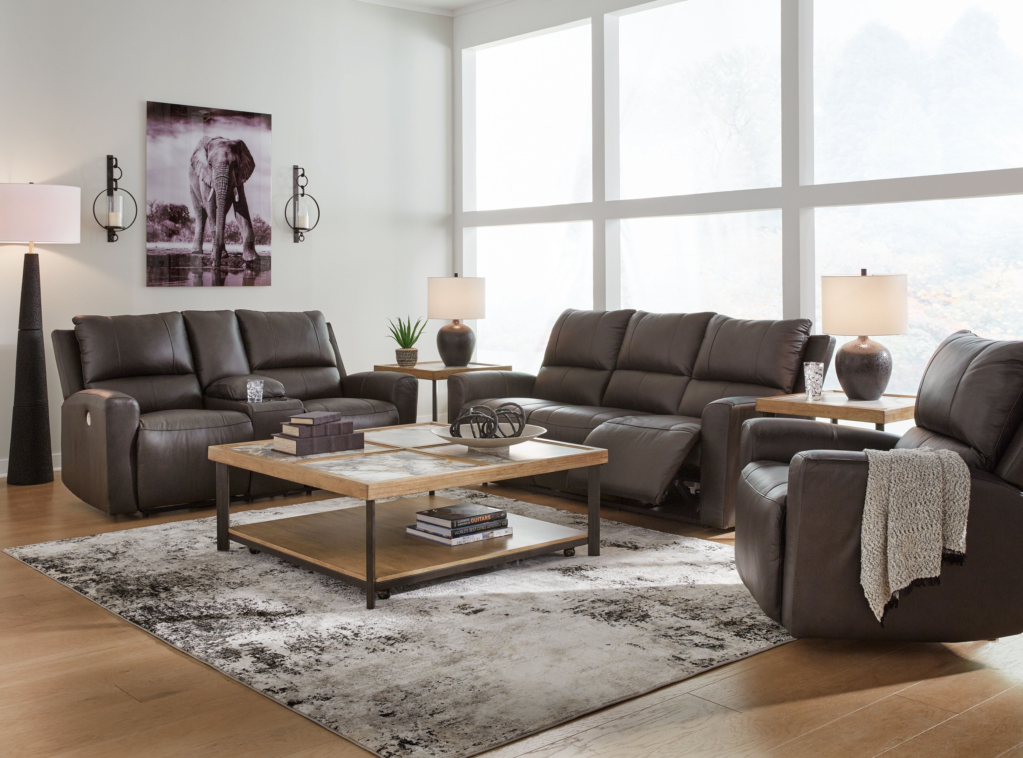 Signature Design by Ashley® Boxmere - Reclining Living Room Set | Meri Furniture